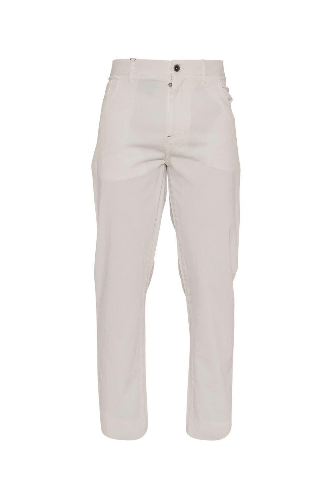 850$ ISAIA NAPOLI White 5 Pockets Trousers Pant Soft Cotton / Cashmere