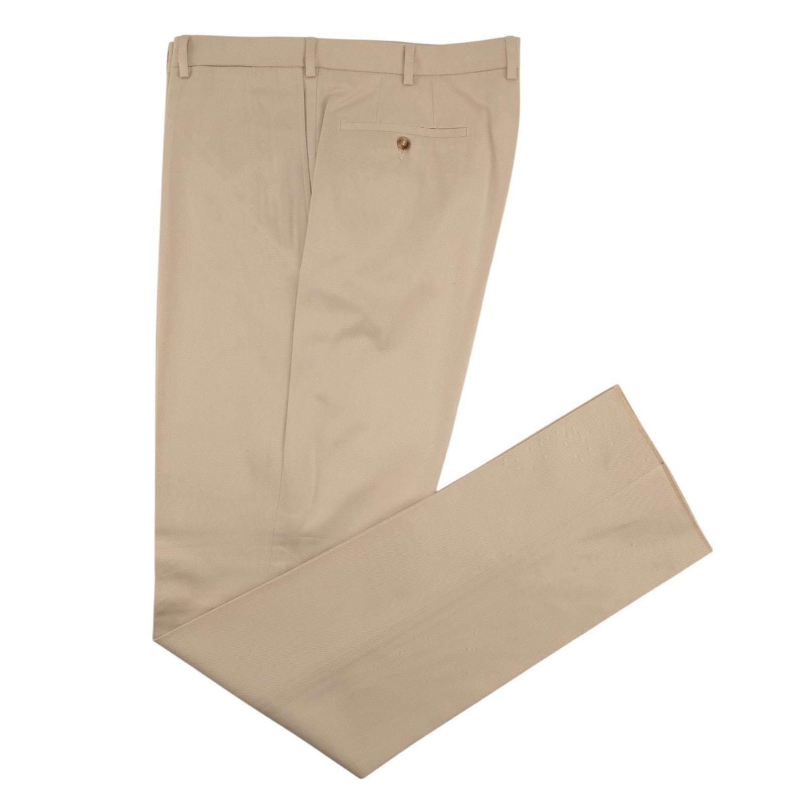 700$ BURBERRY LONDON Beige Chino Cotton Trouser Pant Regular Fit 42 US / 58 EU