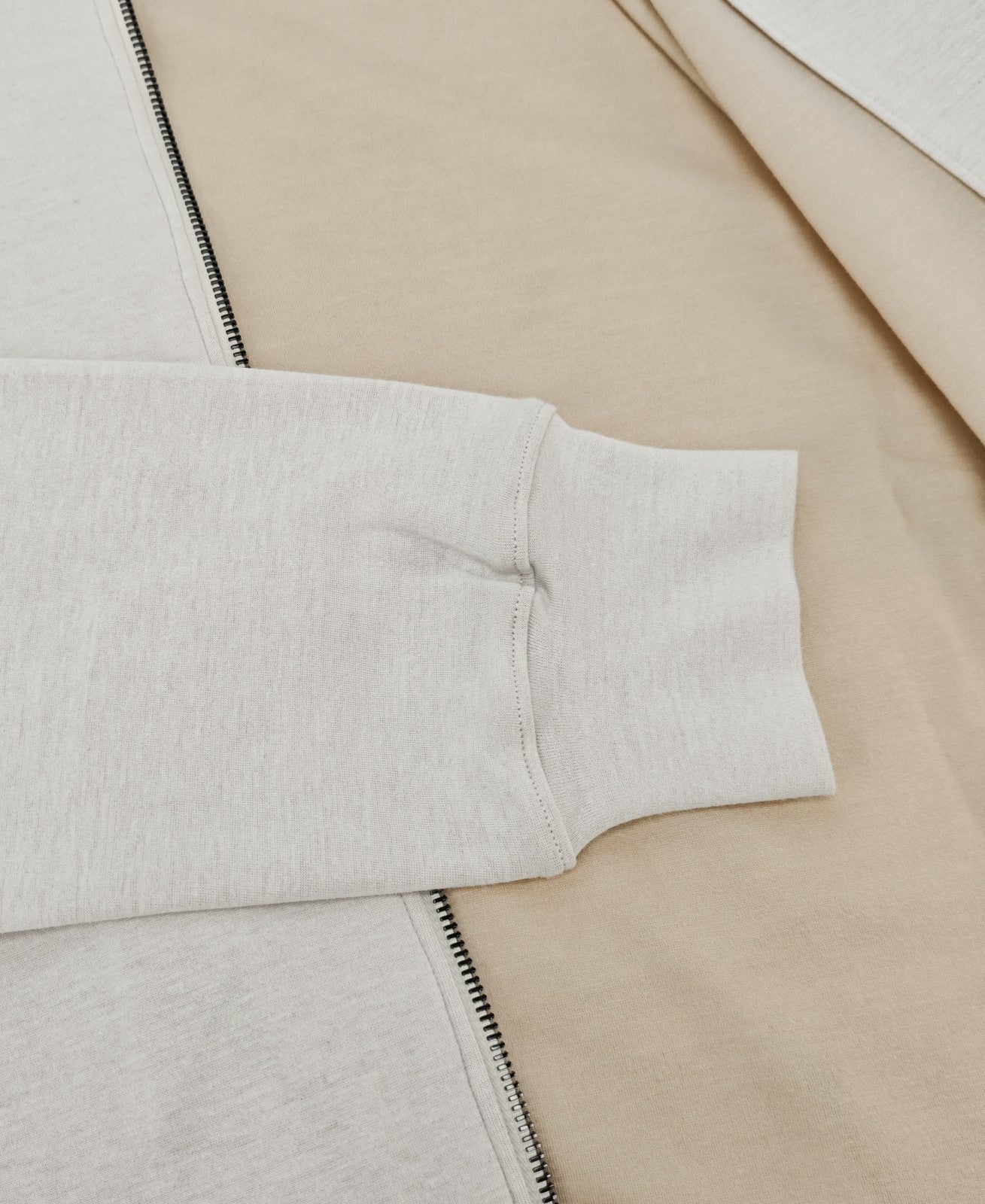 $1850 ISAIA NAPOLI Ivory Full Zip Track Jacket Jogging Jersey Cotton
