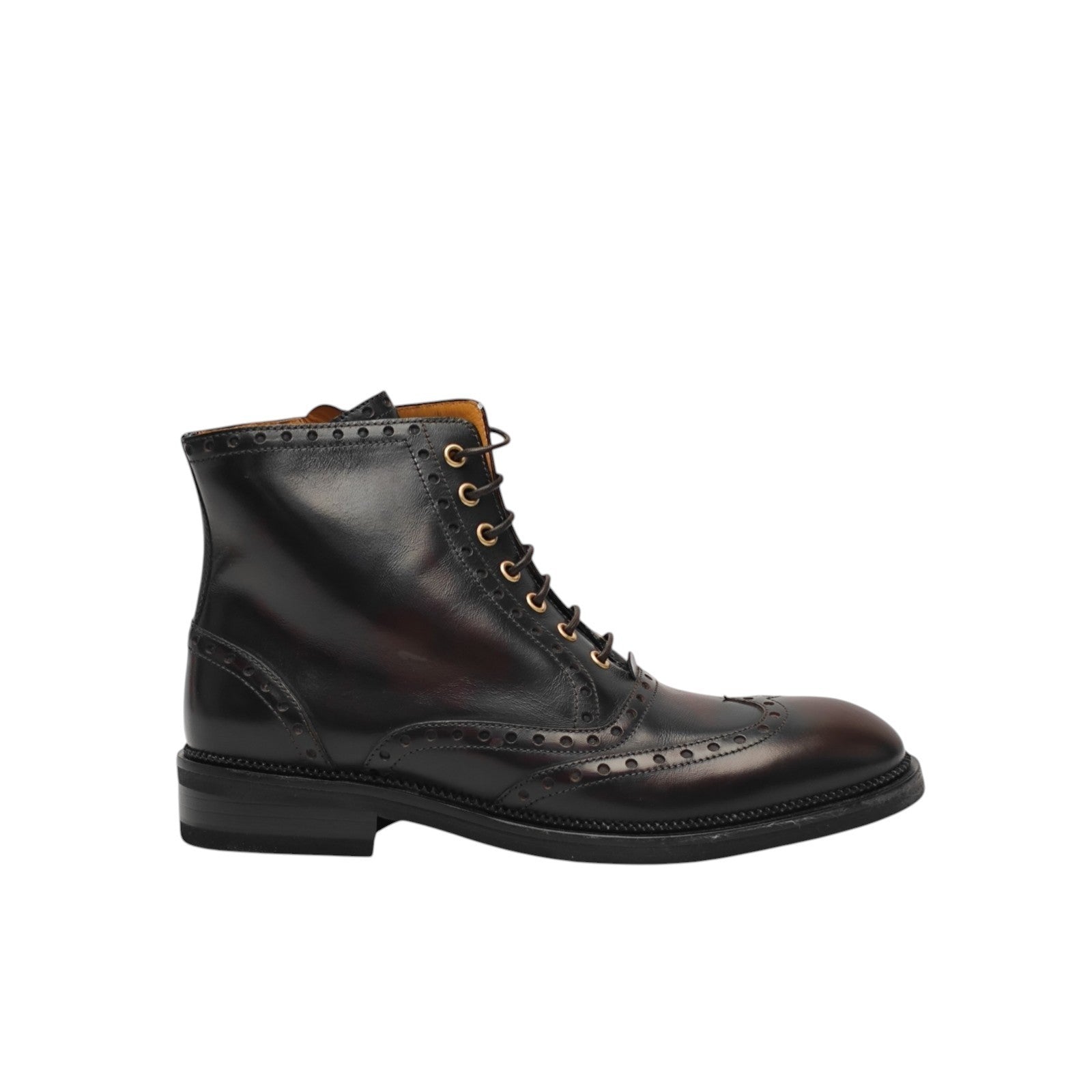 1450$ TESTONI Ankle Boot English Brushed Calf Dark Brown 8 UK / 9 US / 42 IT