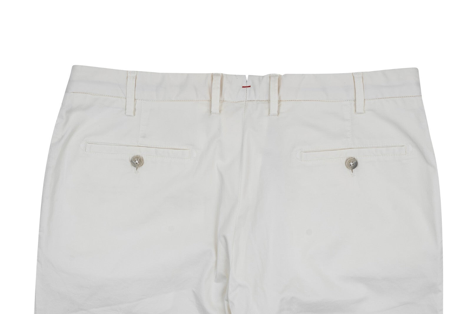 690$ ISAIA NAPOLI White Chino Pant Soft Cotton 36 US / 52 EU Regular