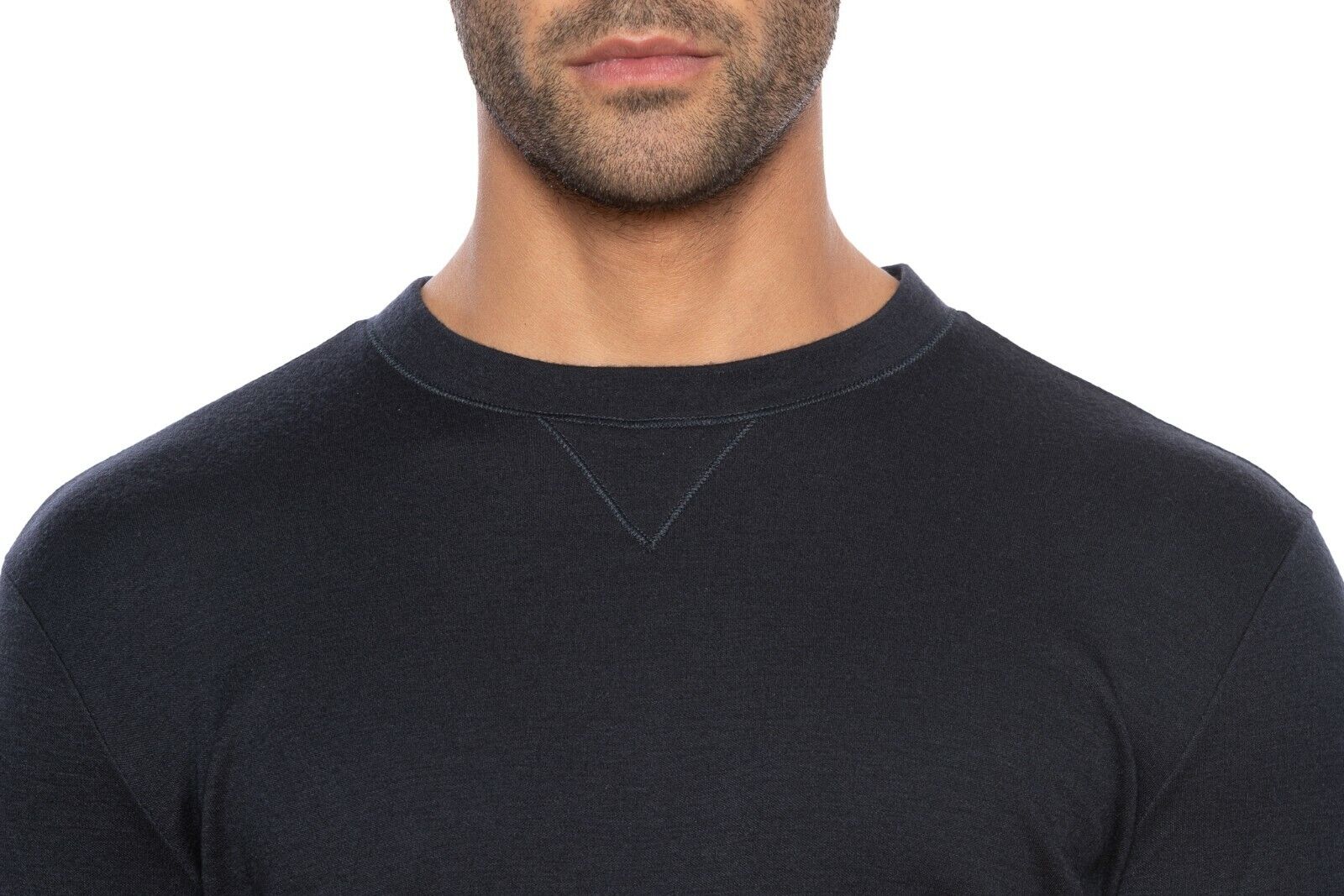 1100$ GIORGIO ARMANI Sweater Sweatshirt 100% Cashmere Blue Navy 40 US / 50 EU