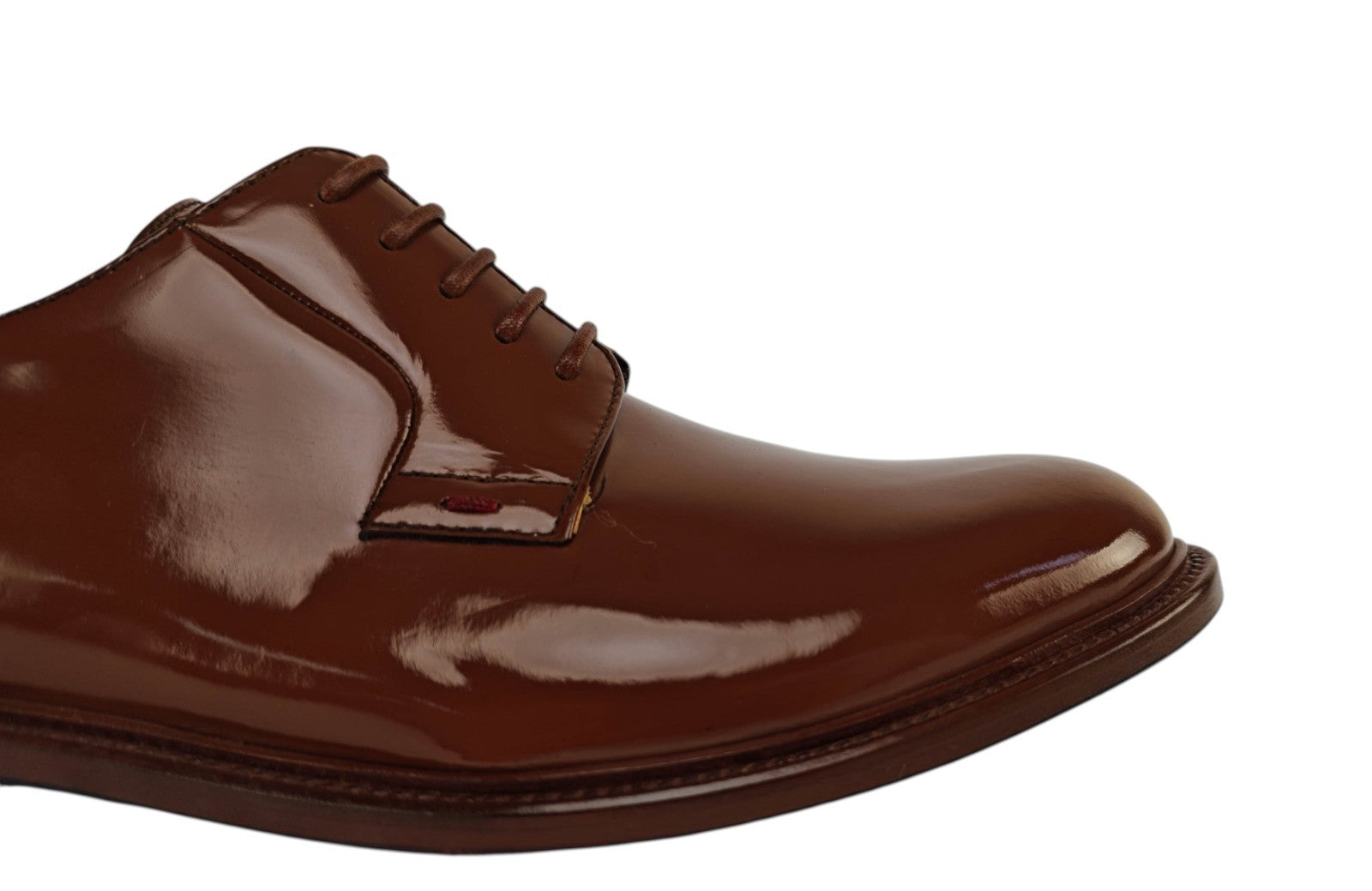 950$ TESTONI "Vietri" Derby Shoes Lux Calf Brush Off Espresso 8 UK 9 US 42 IT