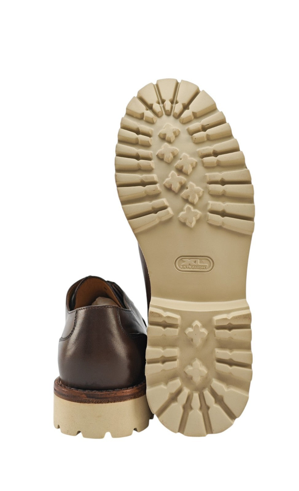 1100$ TESTONI "Piuma" Derby Moc-Toe Shoes Brown Calf 8 UK / 9 US / 42 IT