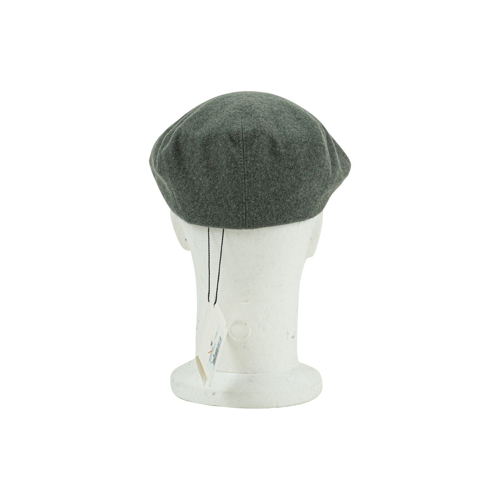 390$ FEDELI CASHMERE Green Flat Cap Hat 100% Cashmere Size M