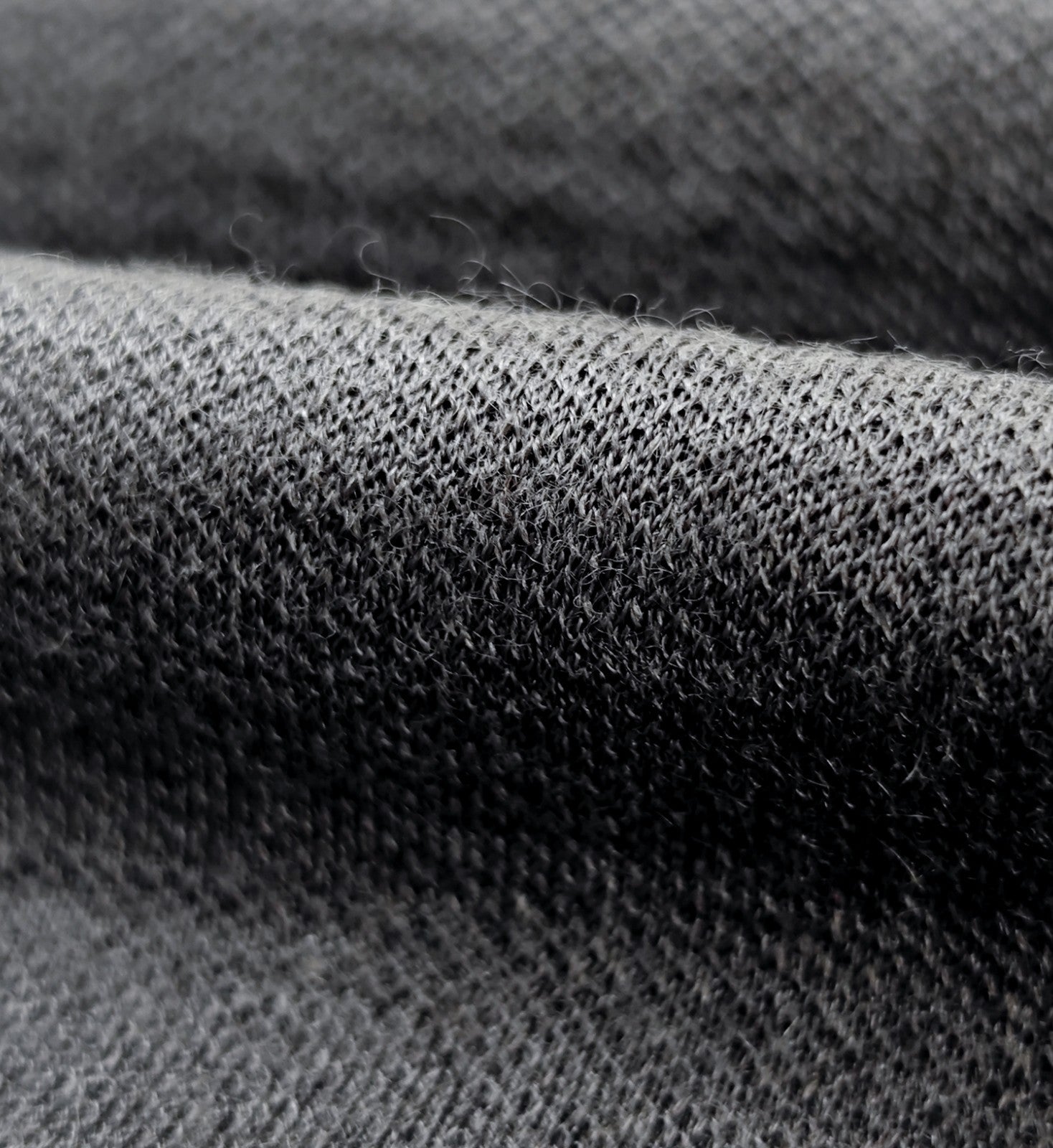 1850$ ISAIA NAPOLI Gray Polo Sweater Long Sleeve Soft Cashmere - Silk Size M
