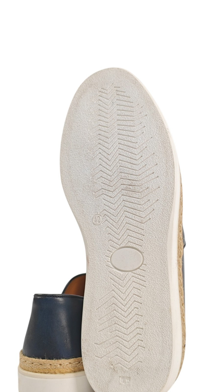 700$ TESTONI Espadrillas Shoes Antique Lux Calf Blue Indigo 8 UK / 9 US / 42 IT