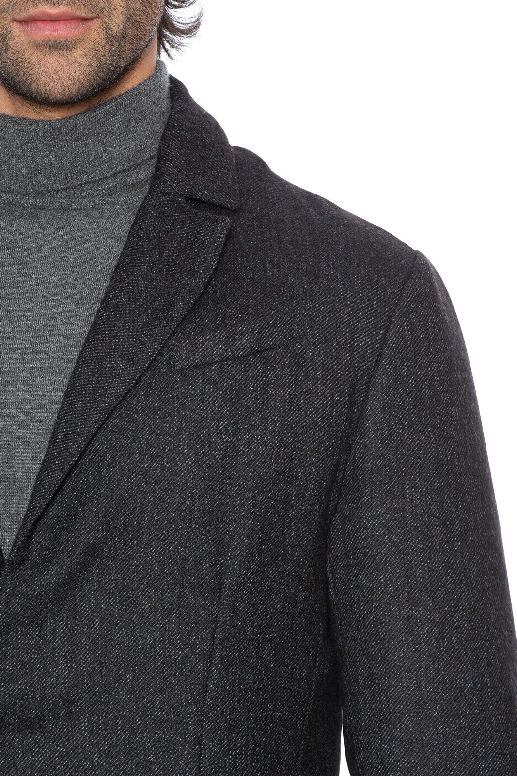 $7000 HETTABRETZ Coat 100% Baby Alpaca Removable Kidskin Fur 38 US / 48 EU Slim