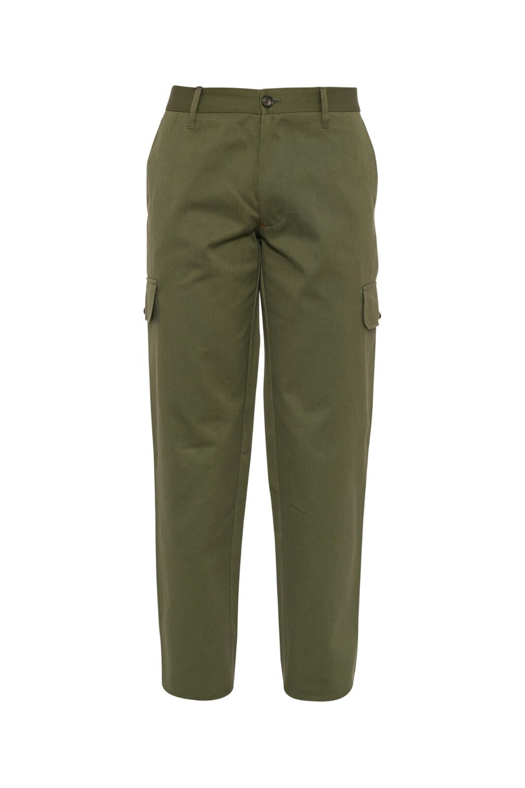 690$ ISAIA NAPOLI Green Cargo Trousers Pant Lux Cotton 34 US / 50 EU