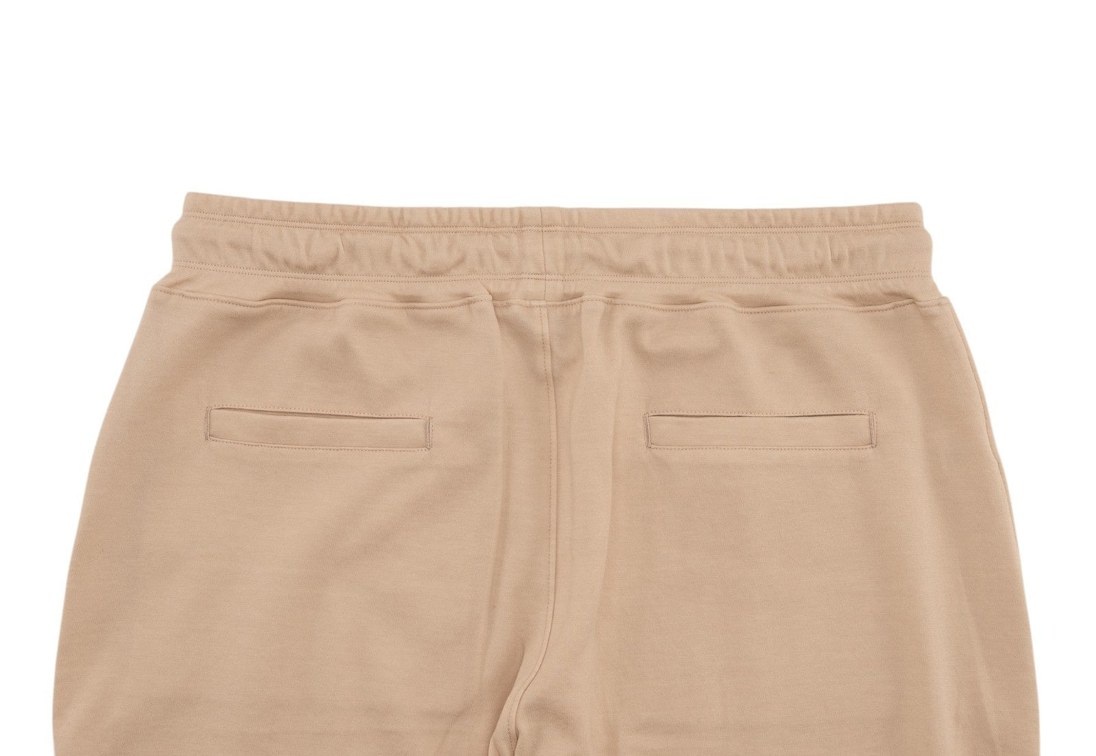 1100$ ISAIA NAPOLI Sand Drawstring Track Pant Stretch Jersey Cotton Size L