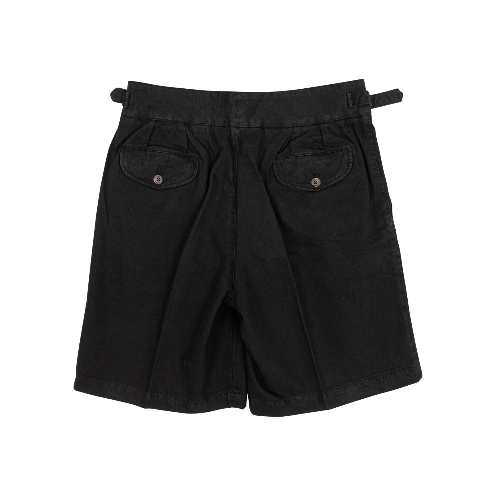 550$ RUBINACCI NAPOLI Manny Gurkha Black Short Pant Cotton