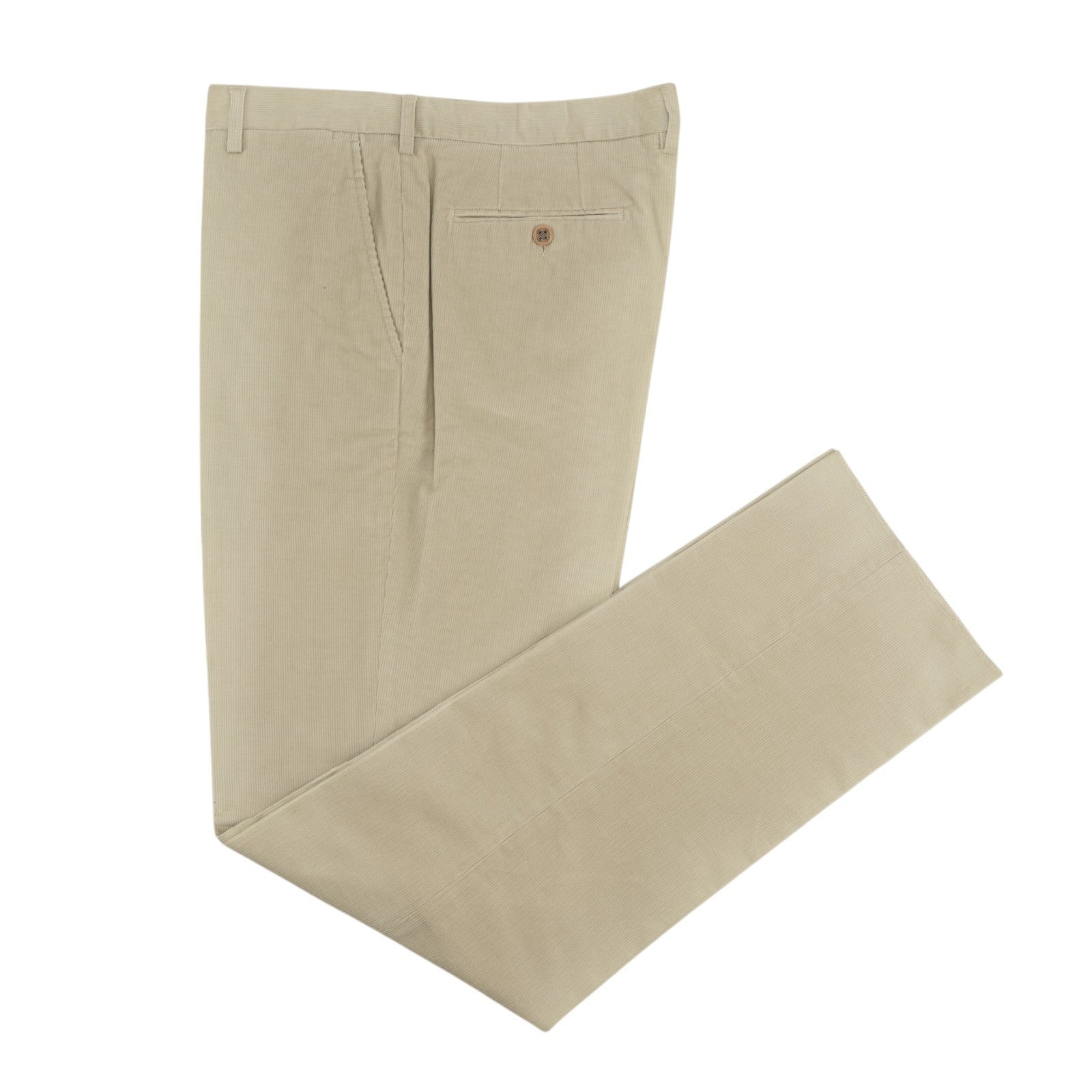 780$ ETRO MILANO Sand Corduroy Cotton Pant Straight Leg - Made in Italy