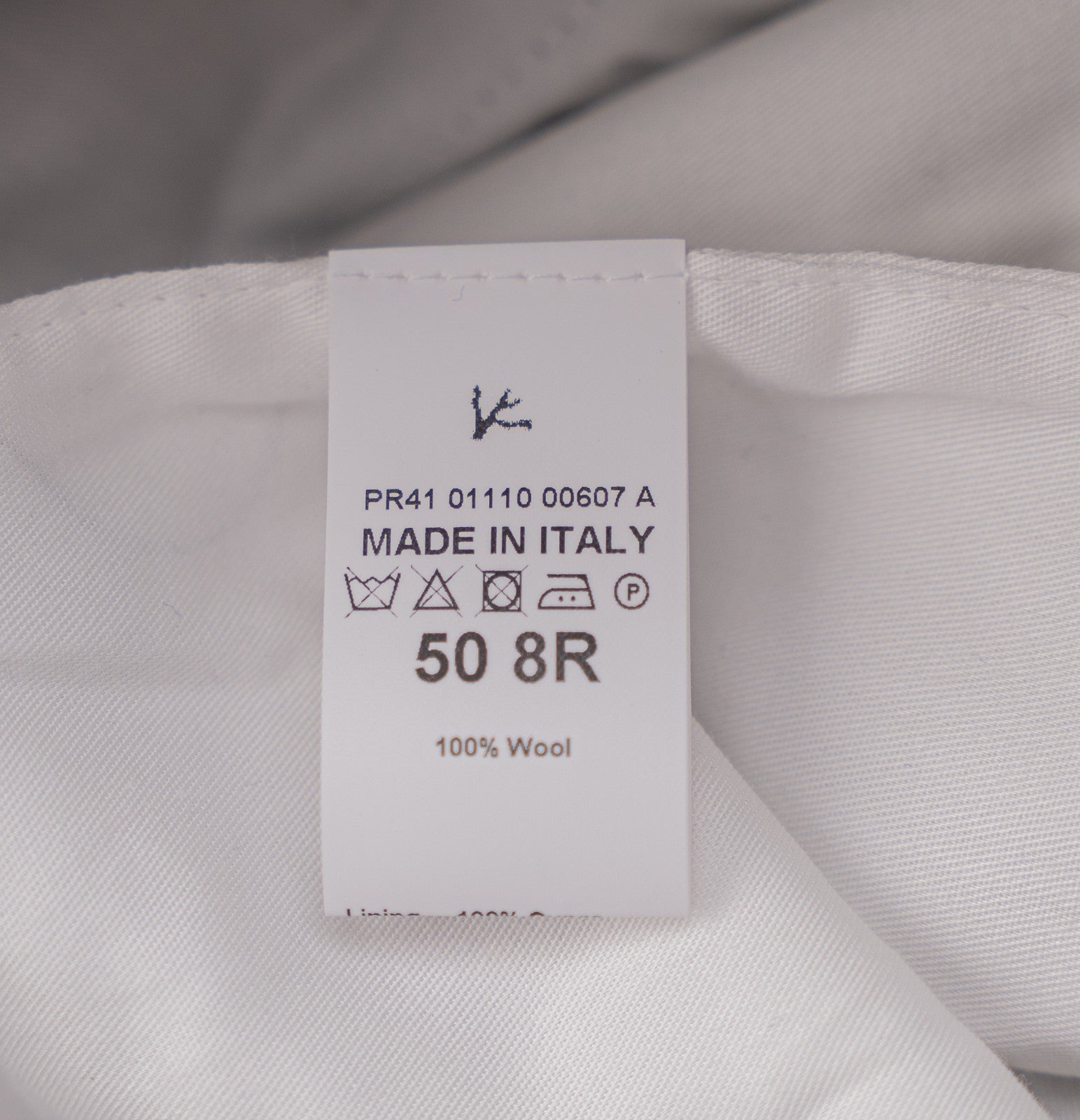 1550$ ISAIA Hand-Sewn Tapered Dress Pant Fine Wool Blue Checks 34 US / 50 EU 7R