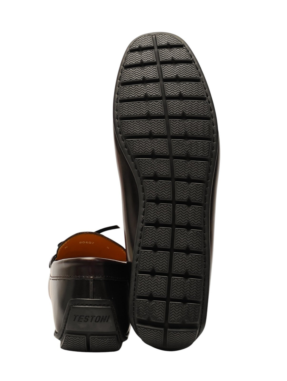 1100$ TESTONI Driver Loafer Antique Lux Calf Cigar Brown 8 UK / 9 US / 42 IT