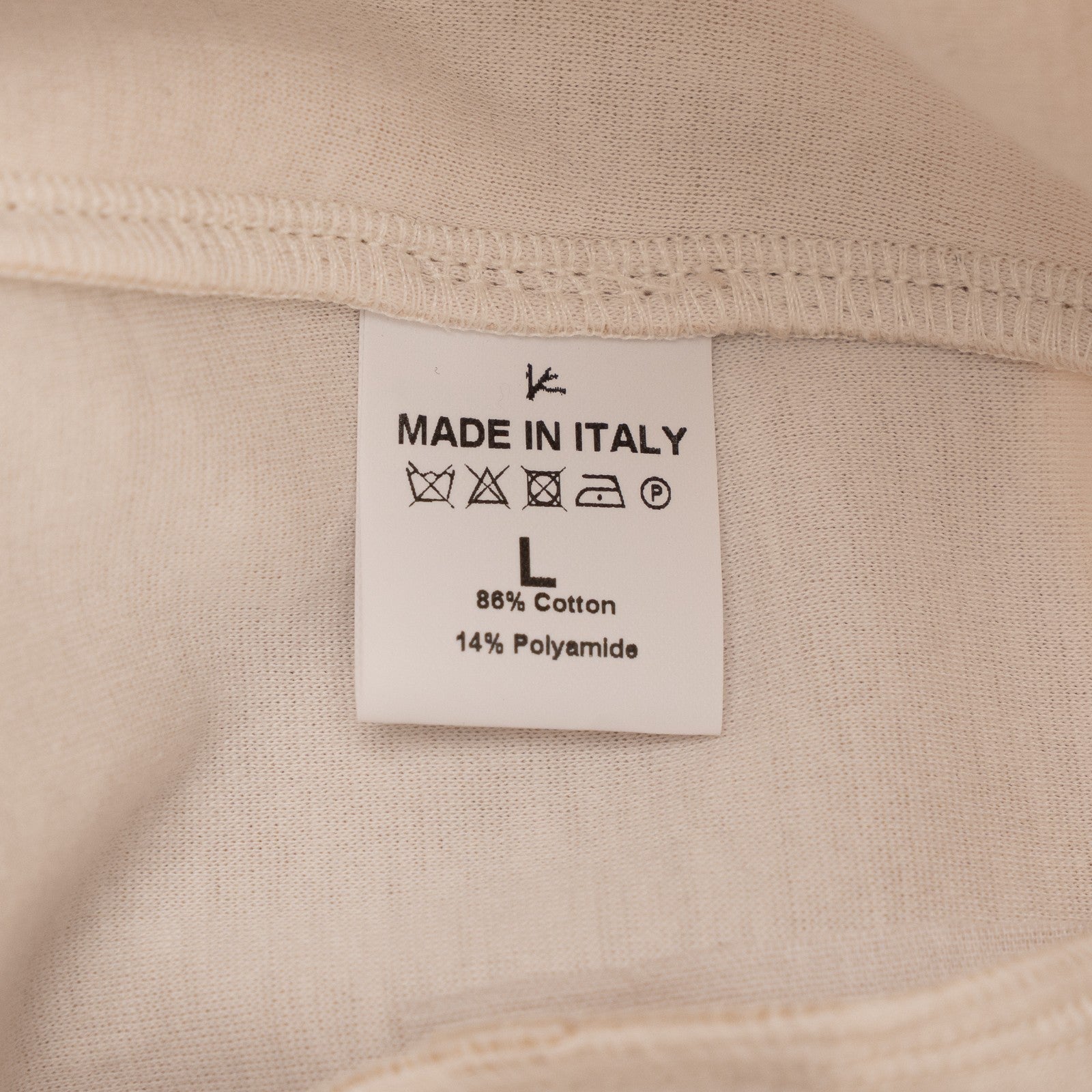 1100$ ISAIA NAPOLI Sand Drawstring Track Pant Stretch Jersey Cotton Size L