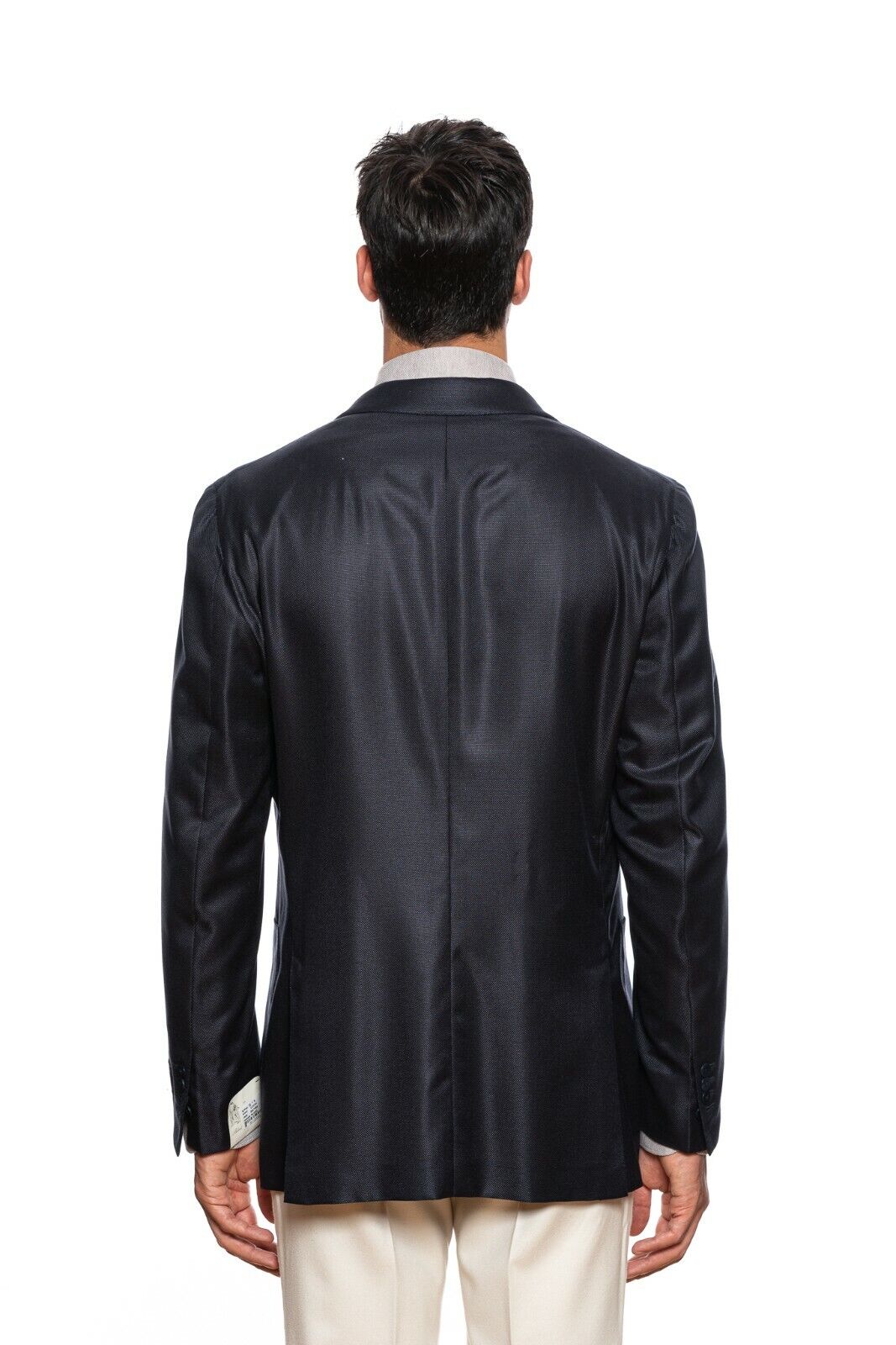 $2340 BELVEST Dark Blue Wool Silk Luxury Jacket 42 US / 52 EU Drop 7R F/W 2018