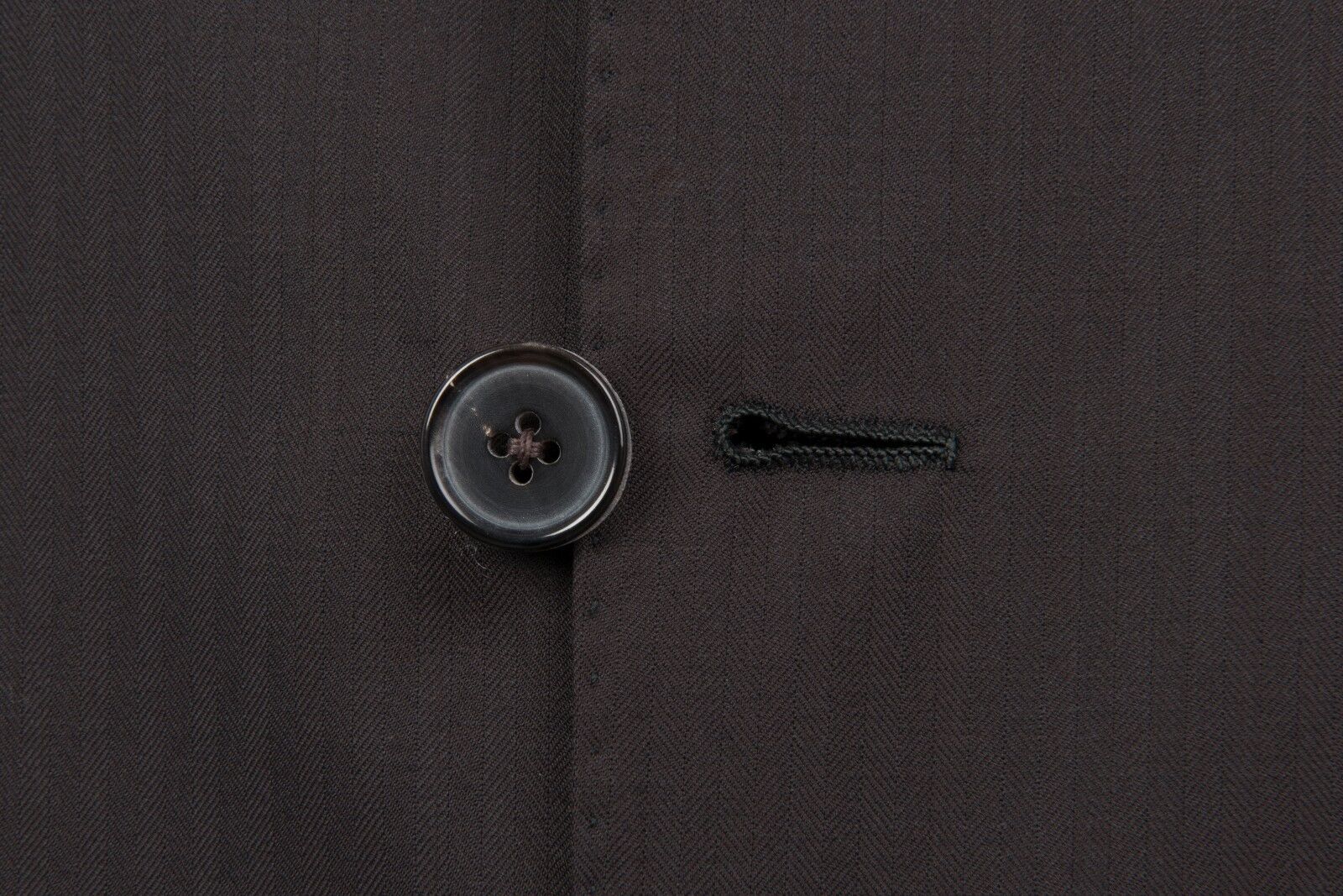 $2345 D'AVENZA Dark Brown Wool Jacket Blazer Hand-Sewn in Italy 40 US / 50 EU