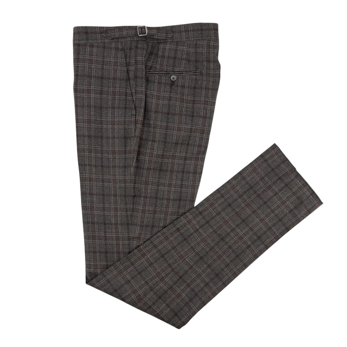 $6850 ISAIA NAPOLI "Capri" Dark Gray Suit Flannel Wool 40 US / 50 EU 8R