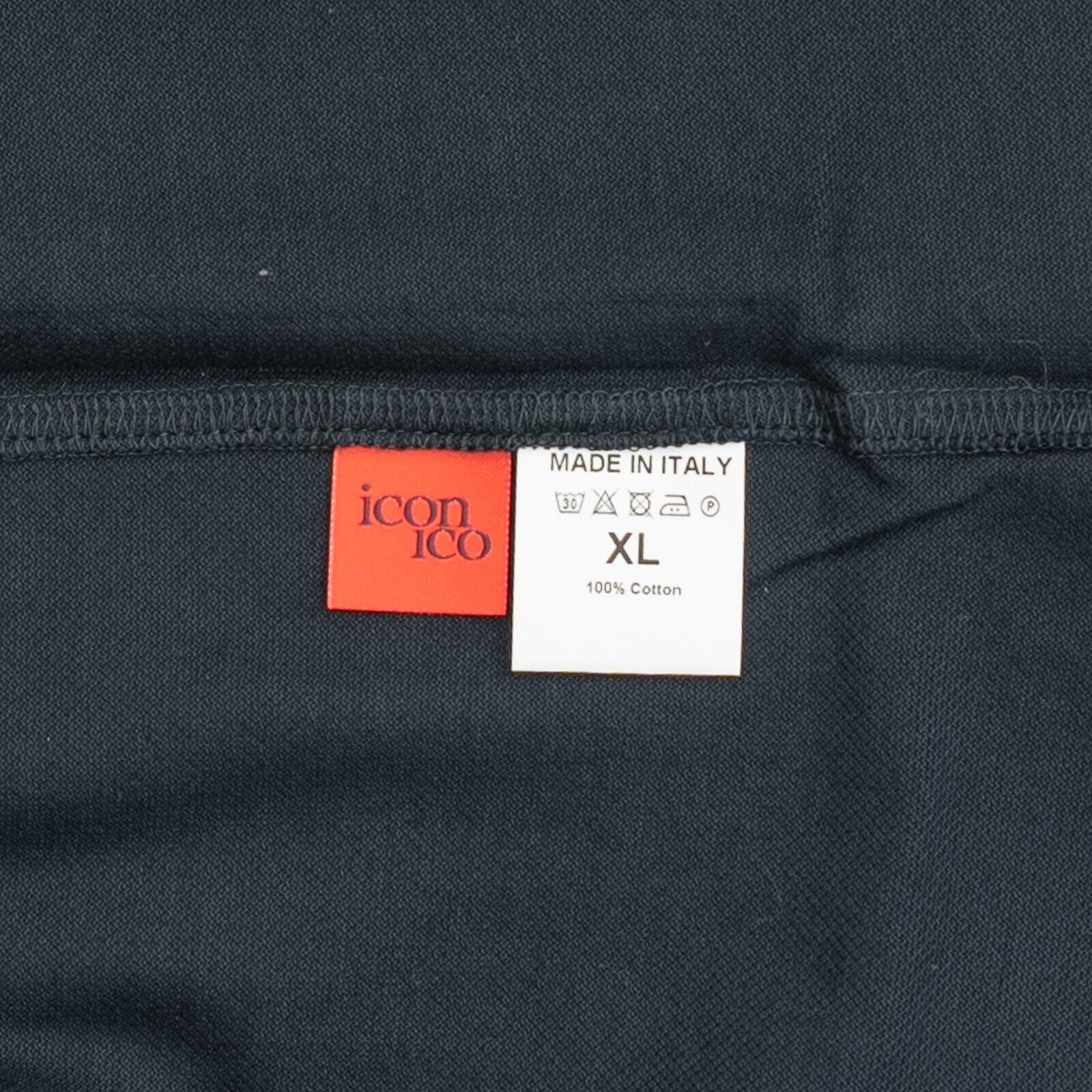450$ ISAIA NAPOLI "Iconico" Blue Navy Polo Short Sleeve Cotton Hand-Sewn