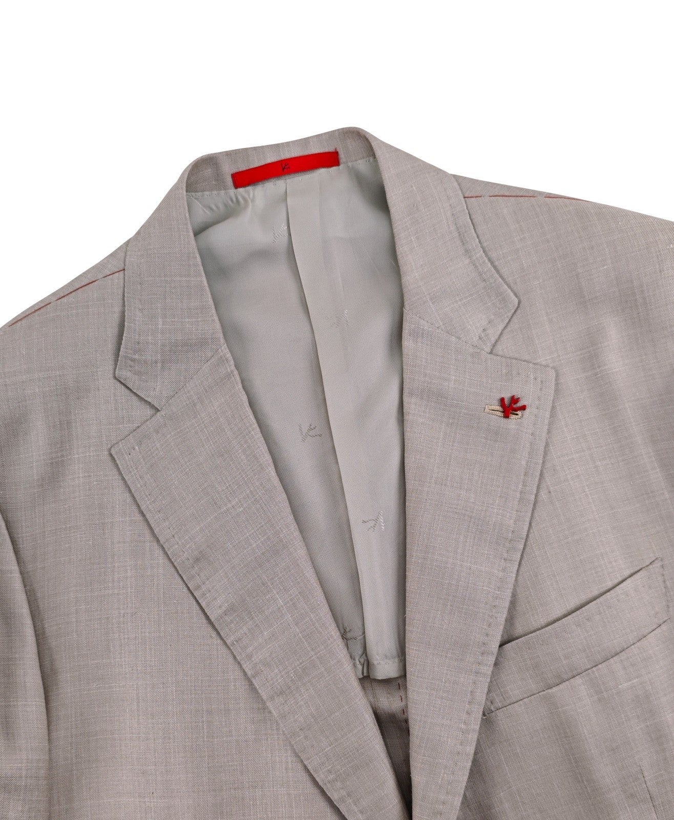 $5400 ISAIA NAPOLI Beige Jacket Sport Coat Cashmere Silk Linen 42 US 52 EU 8L