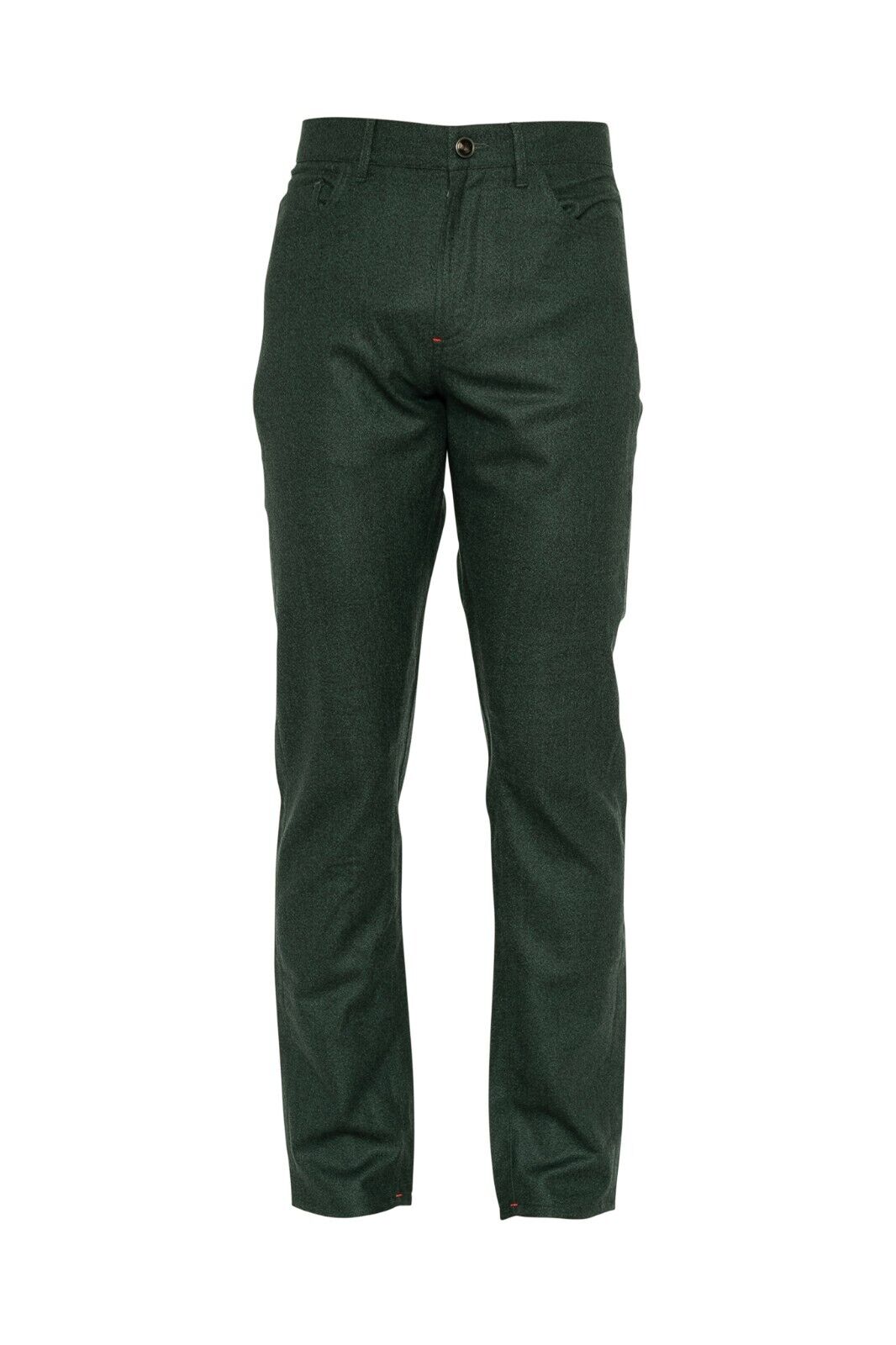 990$ ISAIA NAPOLI Green 5 Pockets Trousers Sport Pant Wool 34 US / 50 EU