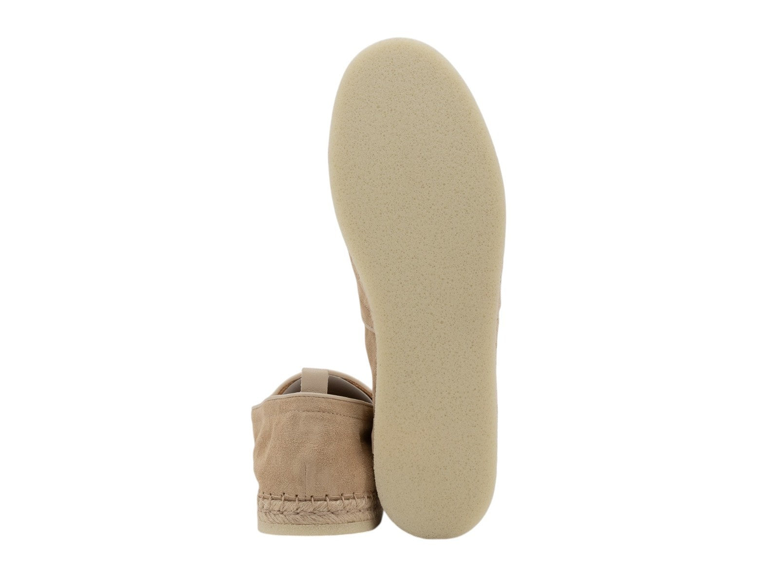 $750 TESTONI "Capri" Espadrillas Shoes Unlined Suede Linen - Made in Italy
