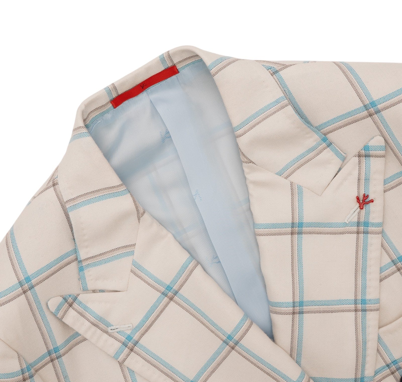 $6750 ISAIA NAPOLI Ivory Hand-Sewn Sport Coat Cashmere Silk 40 US / 50 EU 8R