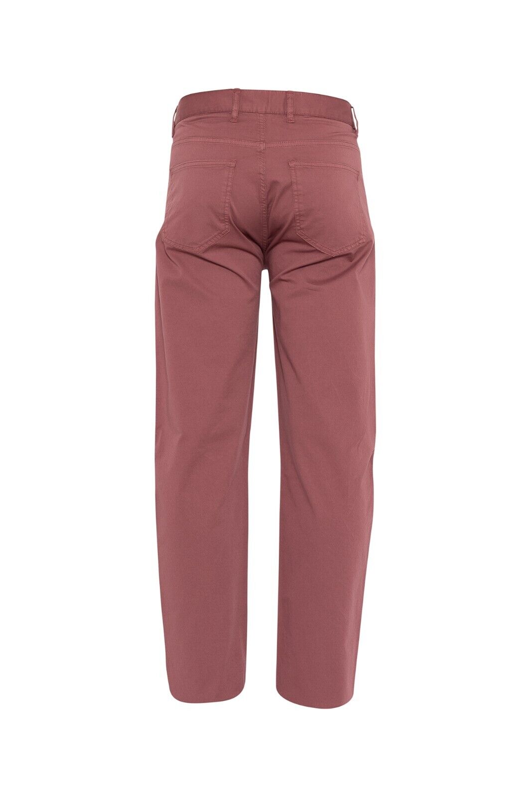 990$ ISAIA NAPOLI "Comfort Project" Dark Pink 5 Pockets Pant Cotton 36 US 52 EU