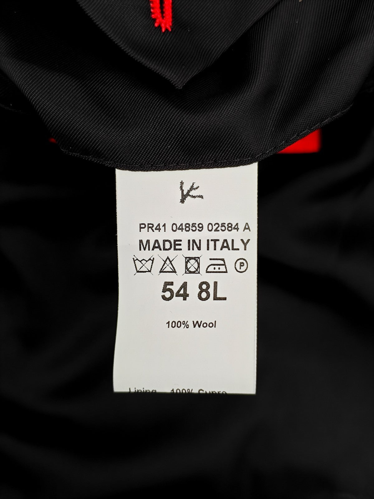 $7120 ISAIA "Sanita" Aquaspider Suit Black Fine Wool 44 US / 54 EU 8L