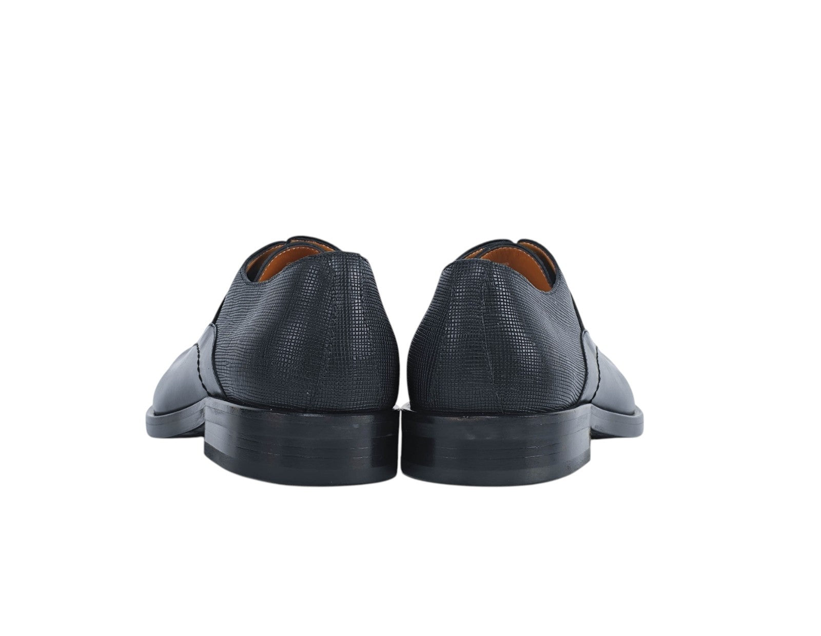 1250$ TESTONI 1929 Slip On Shoes Lux Calf Saffiano Elastic Navy 8 UK 9 US 42 IT