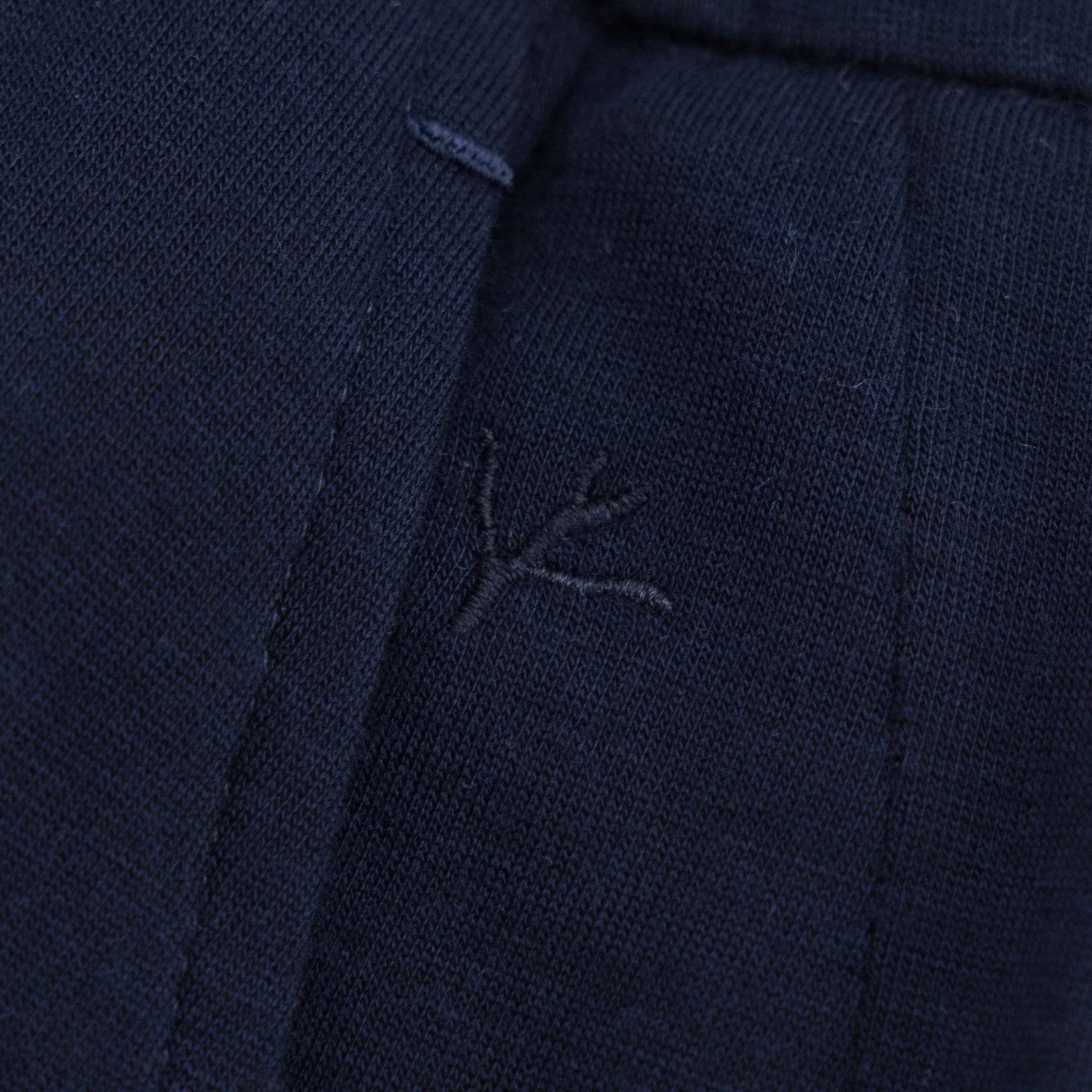 $7250 ISAIA NAPOLI "Domenico" Blue Navy Drawstring Suit Jersey Wool Super 200'