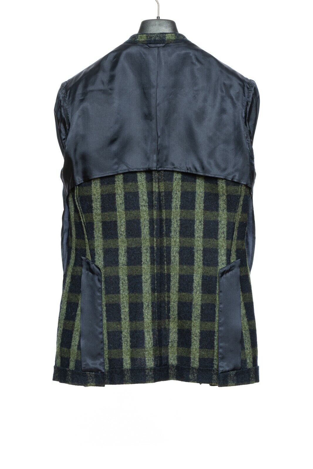 $2295 BELVEST Blue Green Baby Alpaca Jacket 42 US / 52 EU Drop 8R Slim