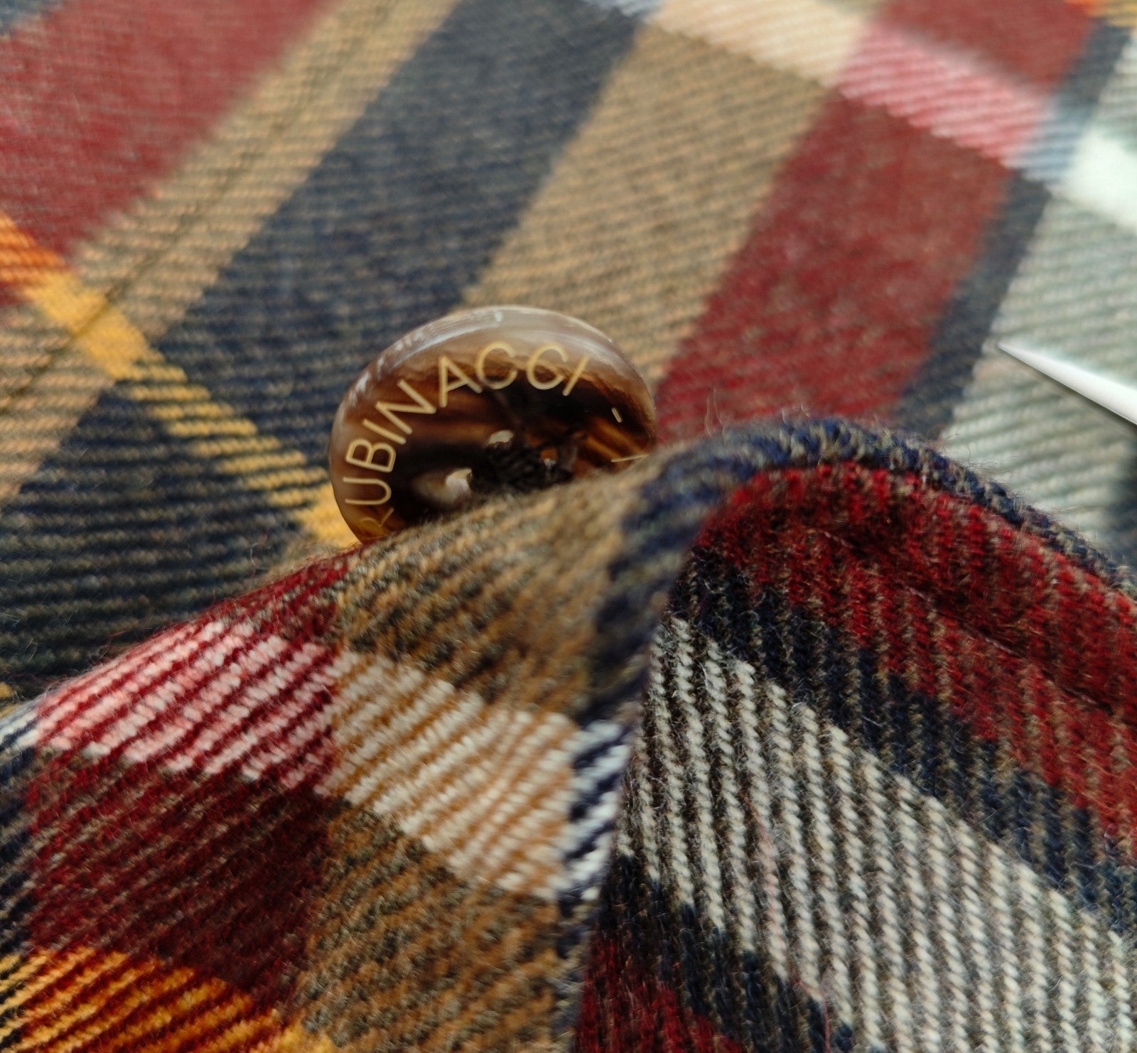 $2200 RUBINACCI Green / Brown Checks Jacket Sport Coat 100% Cashmere 38 US 48 EU