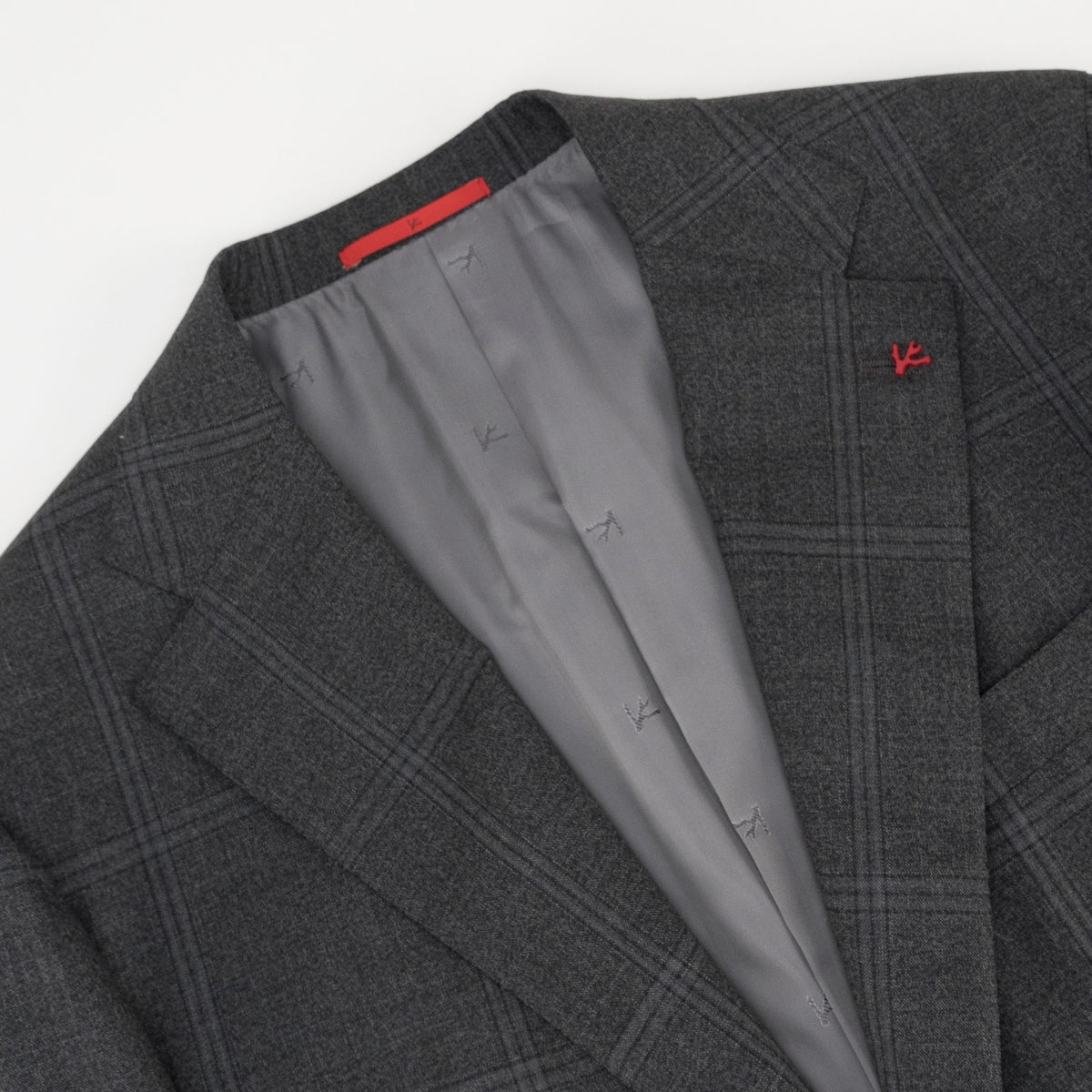 $6600 ISAIA NAPOLI "Marechiaro" Gray Suit Fine Wool 4 Season 46 US / 56 EU 7R