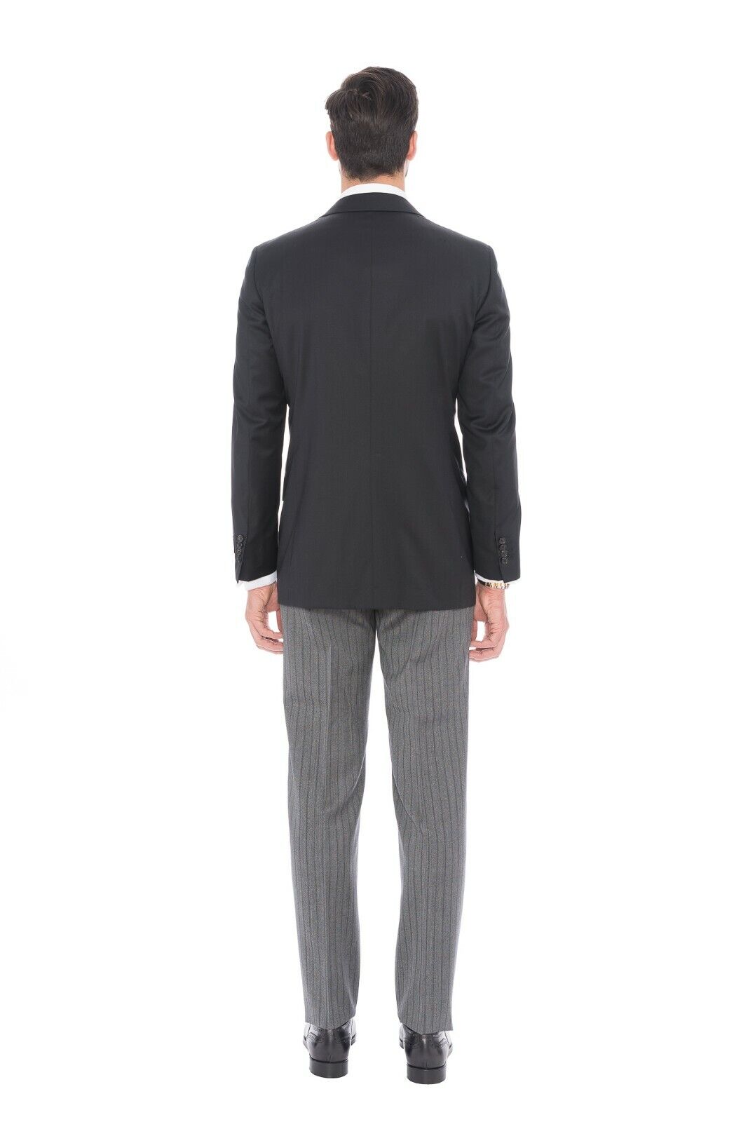 BELVEST Fine Wool Super 150's Black Formal 3 Pieces Suit 40 US / 50 EU 7R