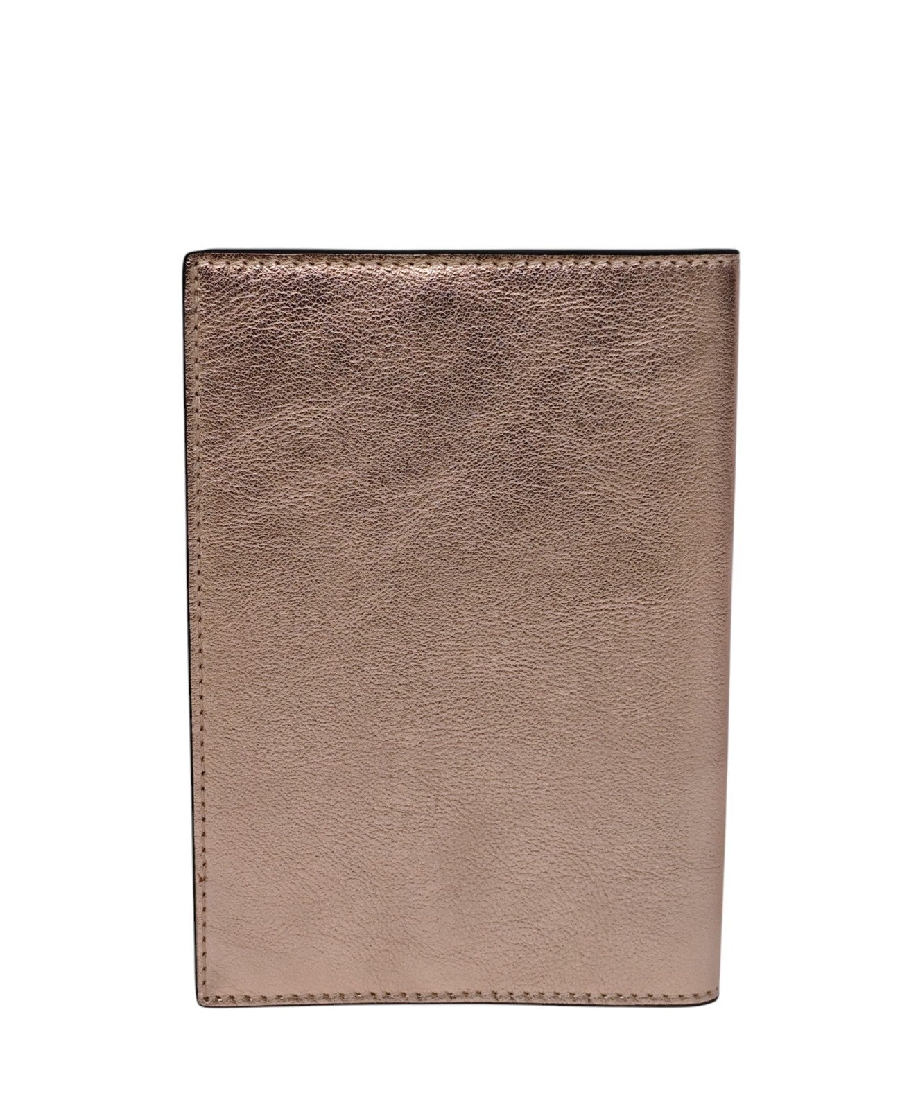 220$ PINEIDER FIRENZE 1774 "Metro Smooth" Passport Holder Calf Laminated Rose