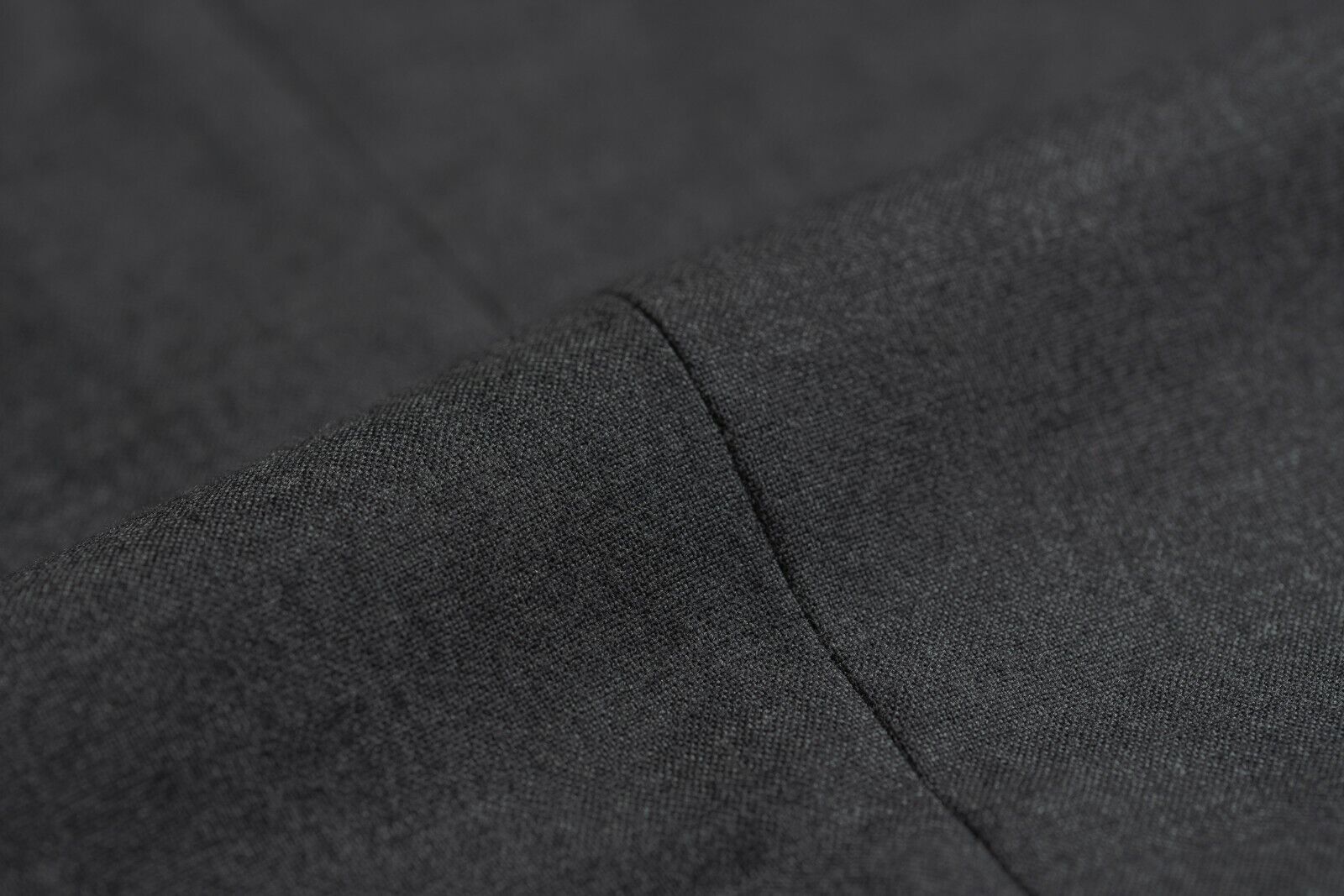 320$ PT01 TORINO Gray Solid Trousers Dress Pants Winter Wool Regular 40US / 56EU
