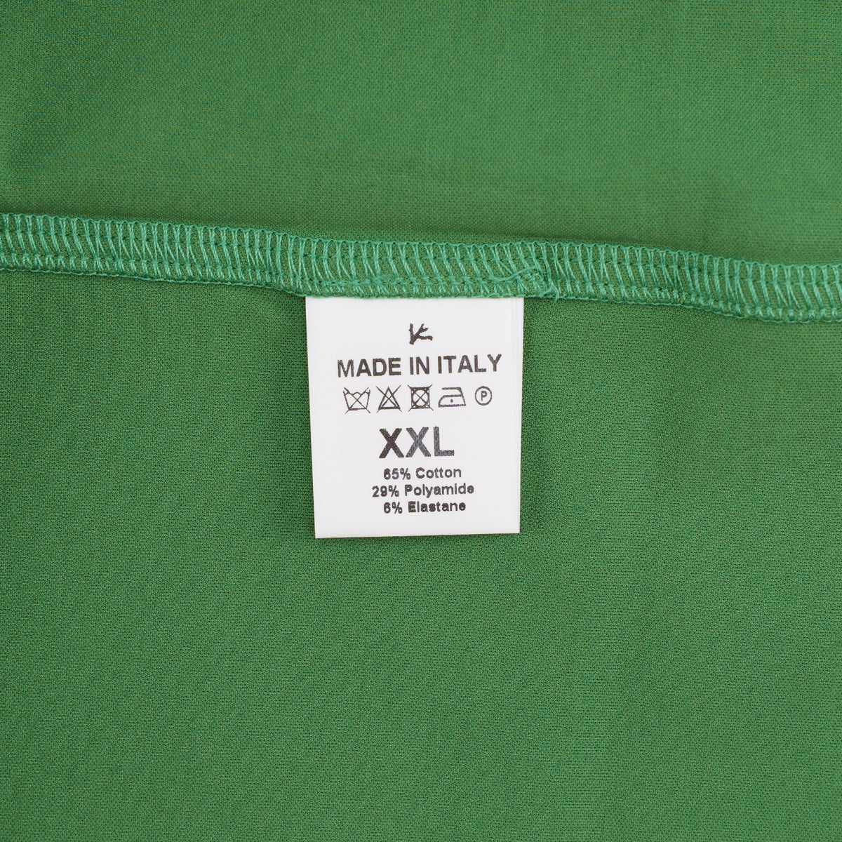 550$ ISAIA NAPOLI Green T-Shirt Jersey Cotton Stretch - Size 2XL - Made in Italy