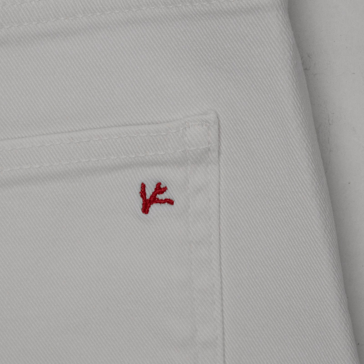 715$ ISAIA NAPOLI "Iconico" White 5 Pockets Pant Cotton Slim Fit 34 US/50 EU