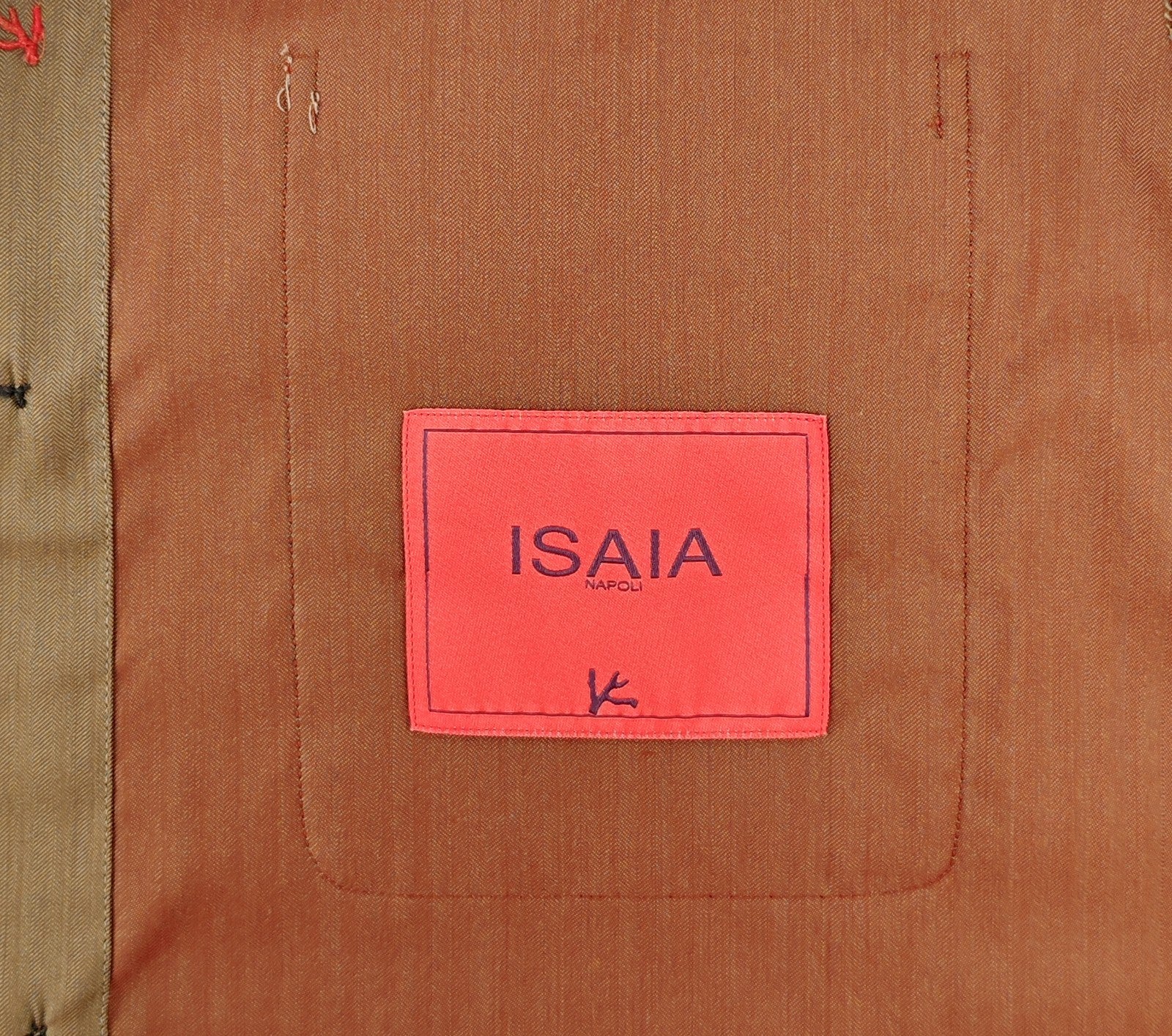 $1200 ISAIA NAPOLI Solaro Hand-Sewn Overshirt Jacket Cotton Size S