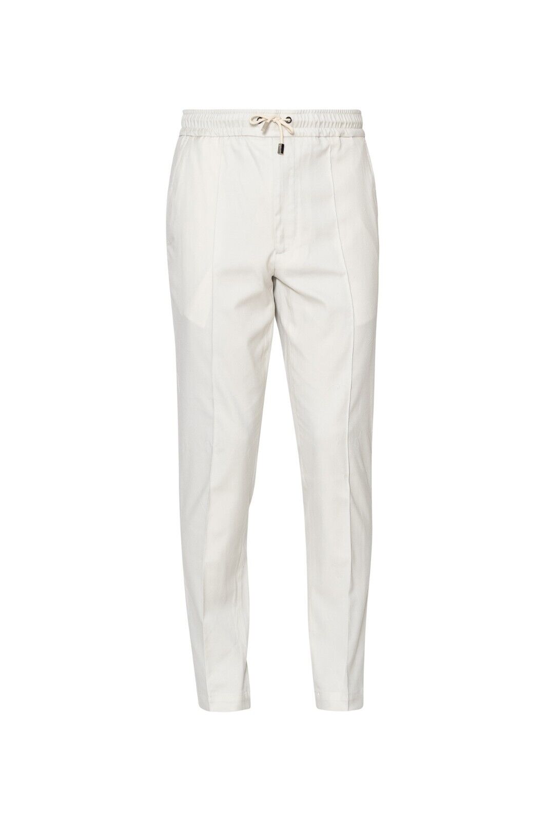 1100$ ISAIA NAPOLI "Iconico" Ice Drawstring Trousers Sport Pant Wool / Cotton