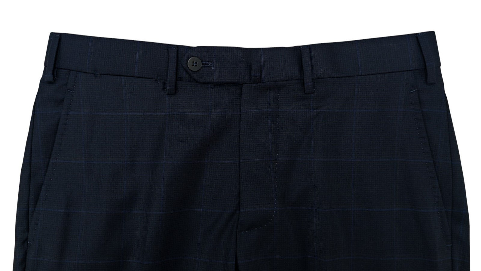 $6890 ISAIA "Marechiaro" Aquaspider Blue Navy Suit Wool 160's 38 US / 48 EU 8R