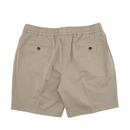 850$ ISAIA NAPOLI Beige Sand Drawstring Short Pant Cotton 40 US / 56 EU