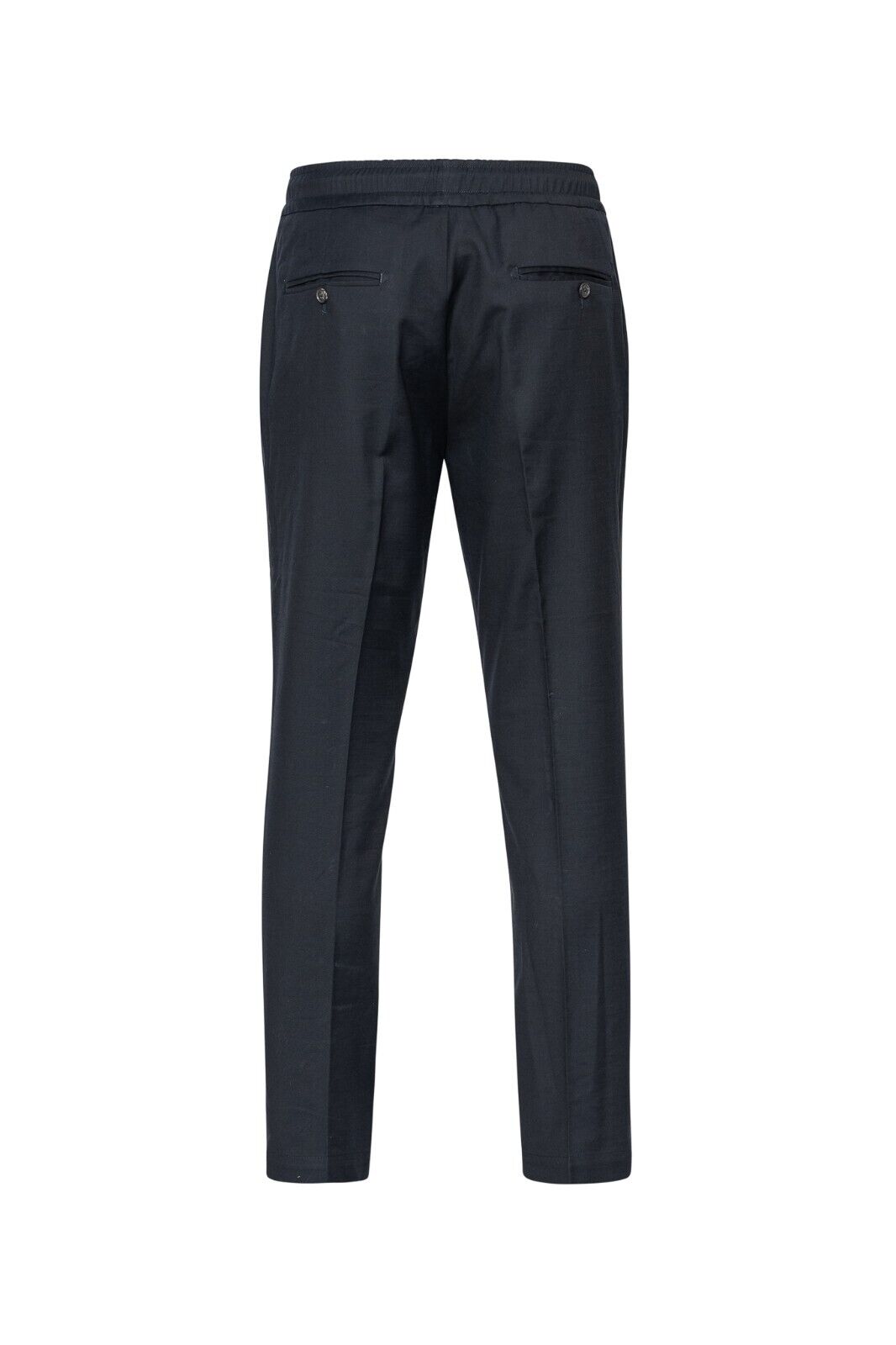 1100$ ISAIA NAPOLI Blue Drawstring Trousers Pant Wool / Cotton 32 US / 48 EU