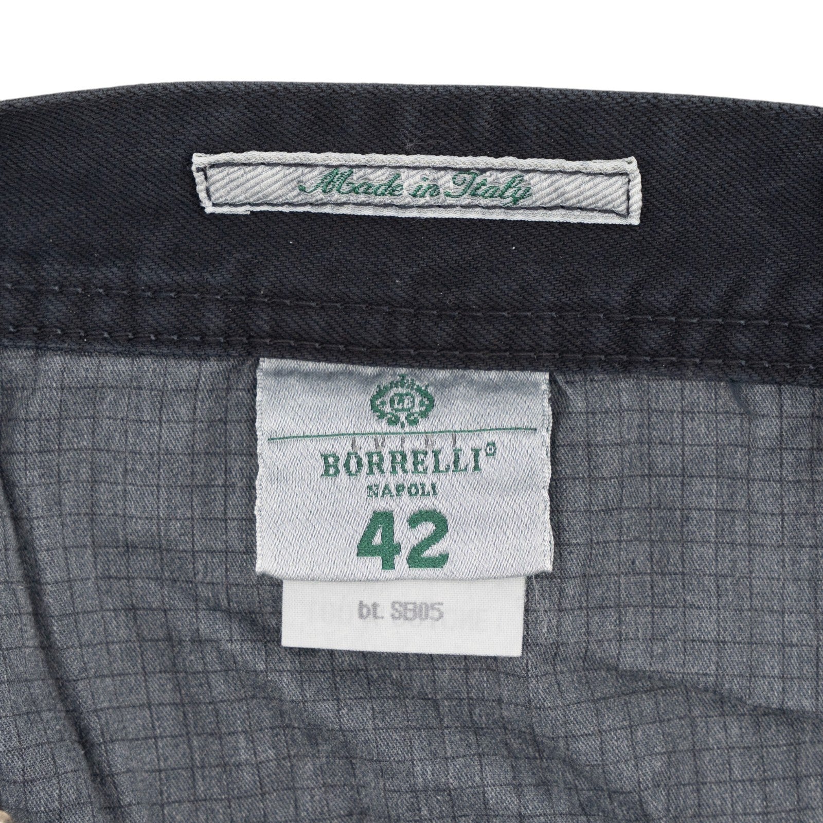 415$ LUIGI BORRELLI NAPOLI Dark Blue Denim Jeans Pant Cotton 42 US / 58 EU