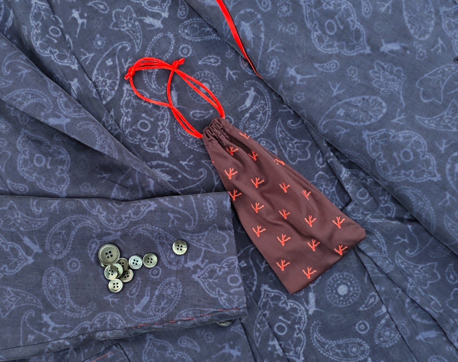 $5500 ISAIA NAPOLI "MARADONA 10" Blue Jacket Sport Coat 100% Silk 34 US / 44 EU