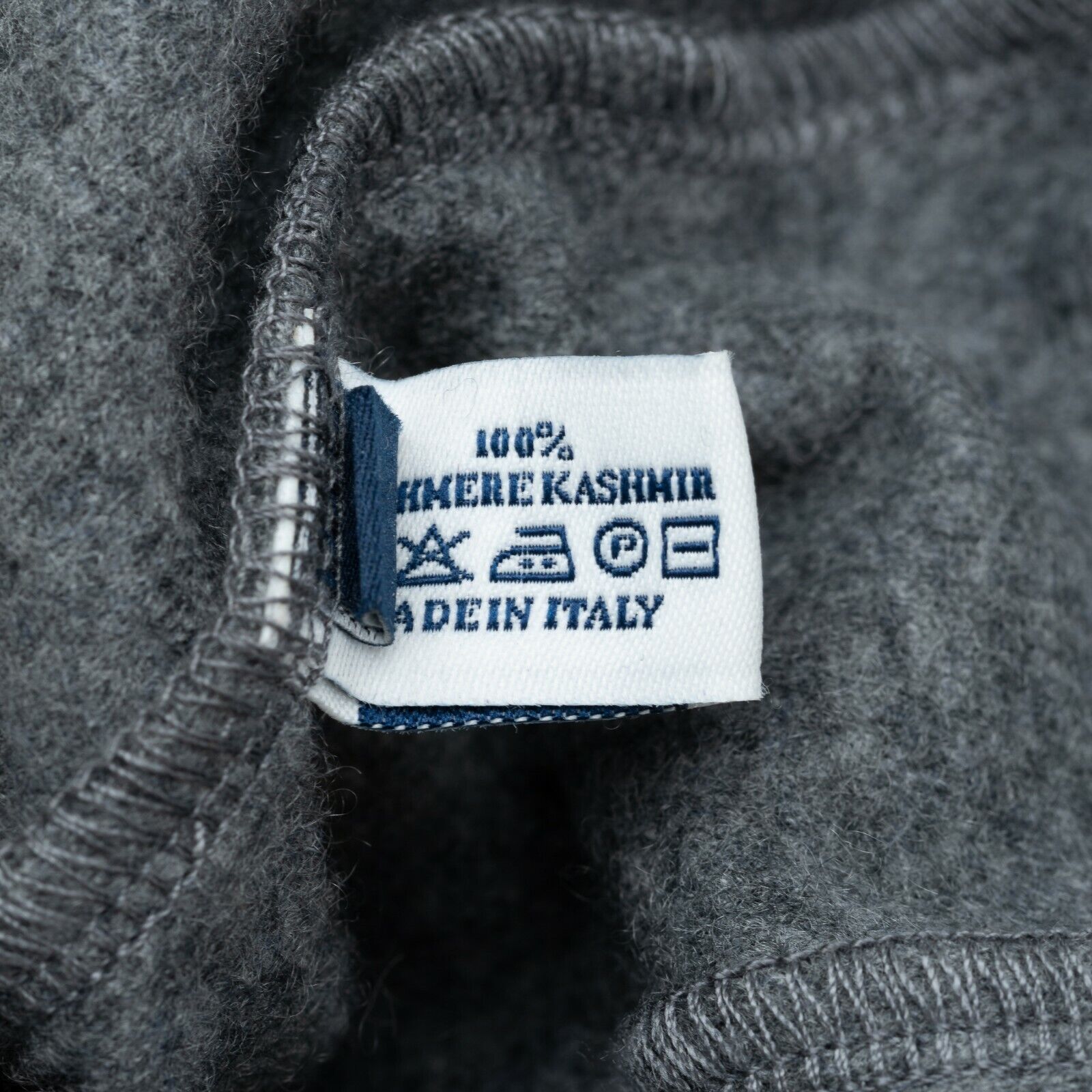 $1300 FEDELI CASHMERE Gray Oveshirt Jacket 100% Cashmere Flannel