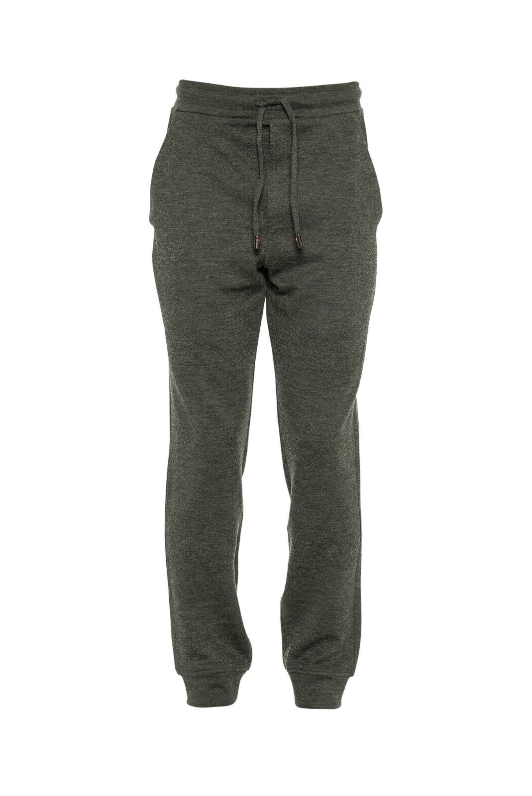 990$ ISAIA NAPOLI Green Drawstring Trouser Track Pant Wool Size M