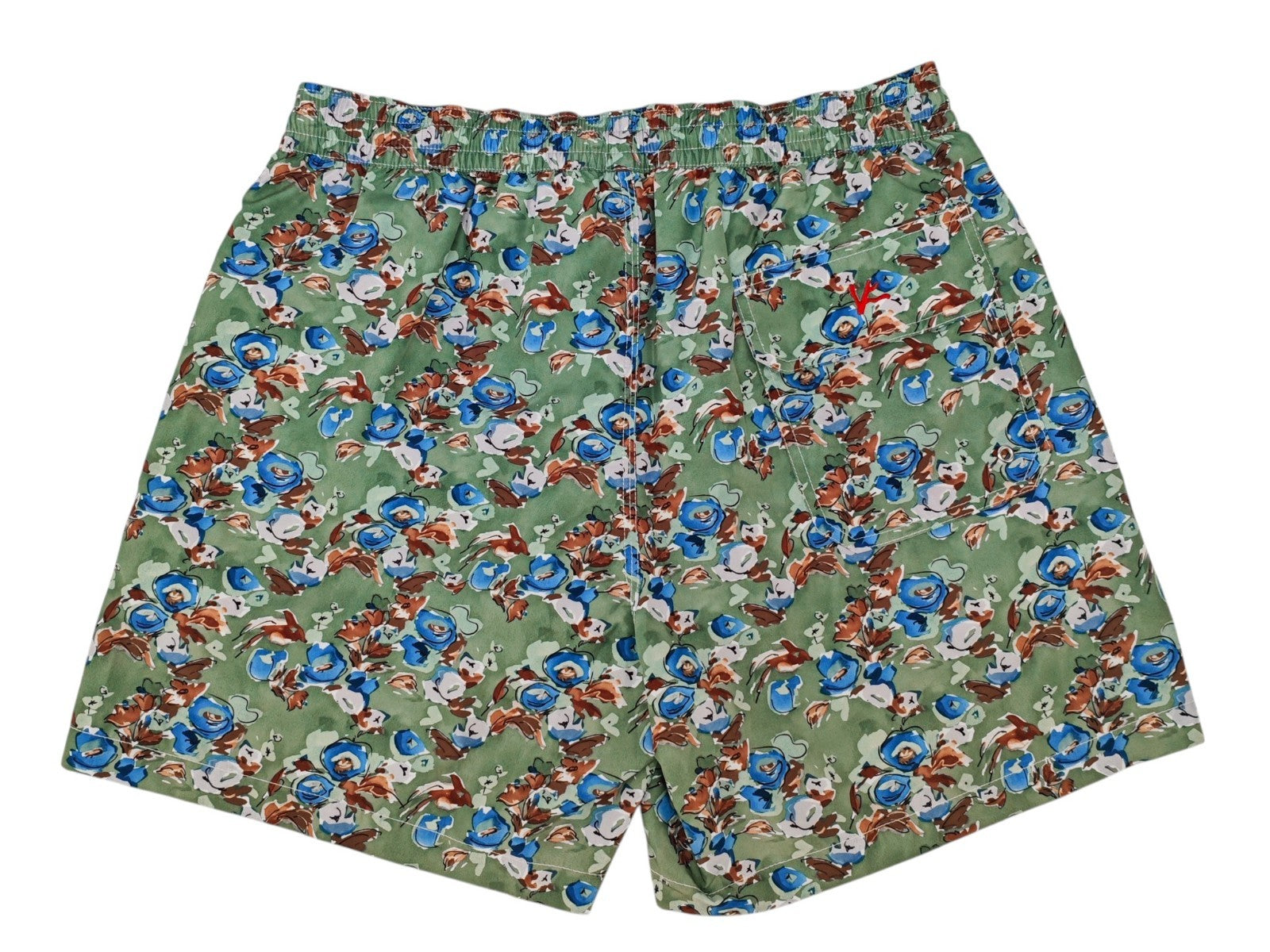 395$ ISAIA NAPOLI "Abstract" Swimsuit Swim Trunks whit Drawstring Waist Size S