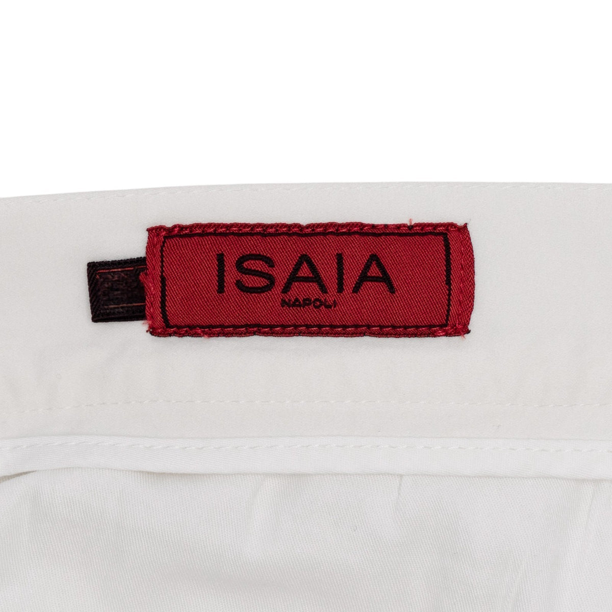 850$ ISAIA NAPOLI White 5 Pocket Pant Cashmere Cotton Slim Fit - Made in Italy